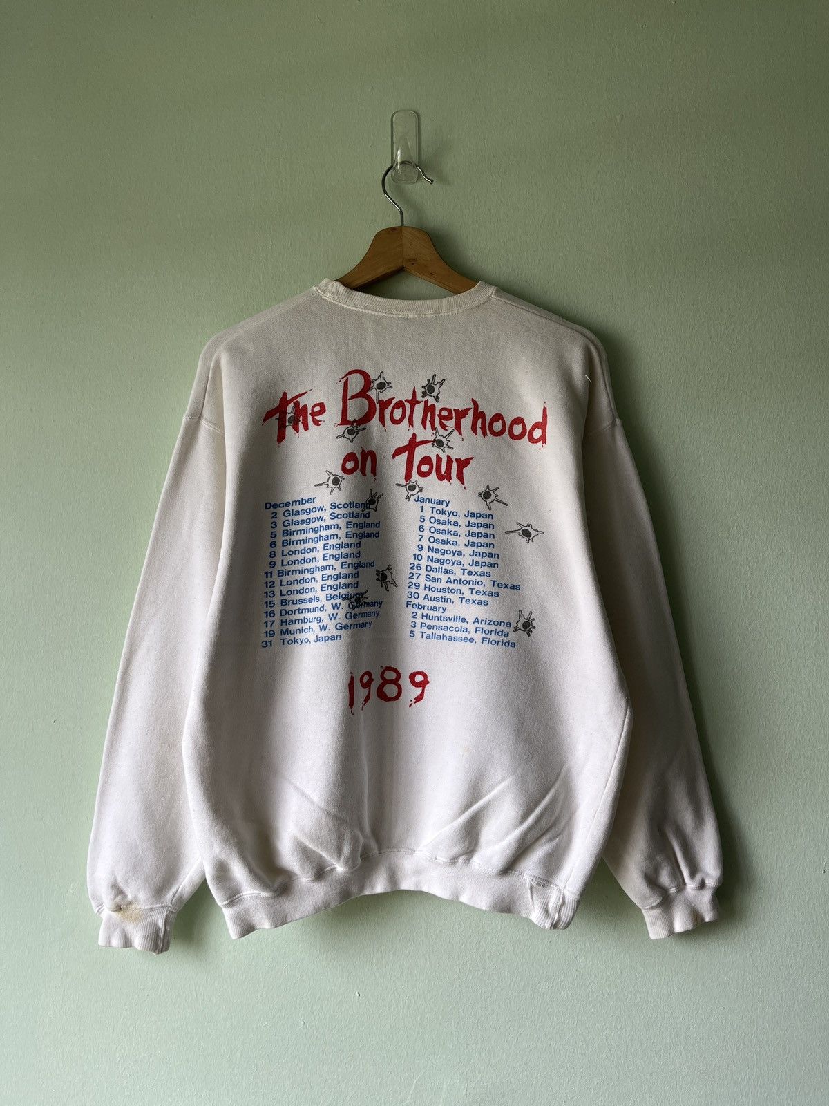 Band Tees × Vintage Vintage Bon Jovi Tour Sweatshirt Size US M / EU 48-50 / 2 - 3 Thumbnail