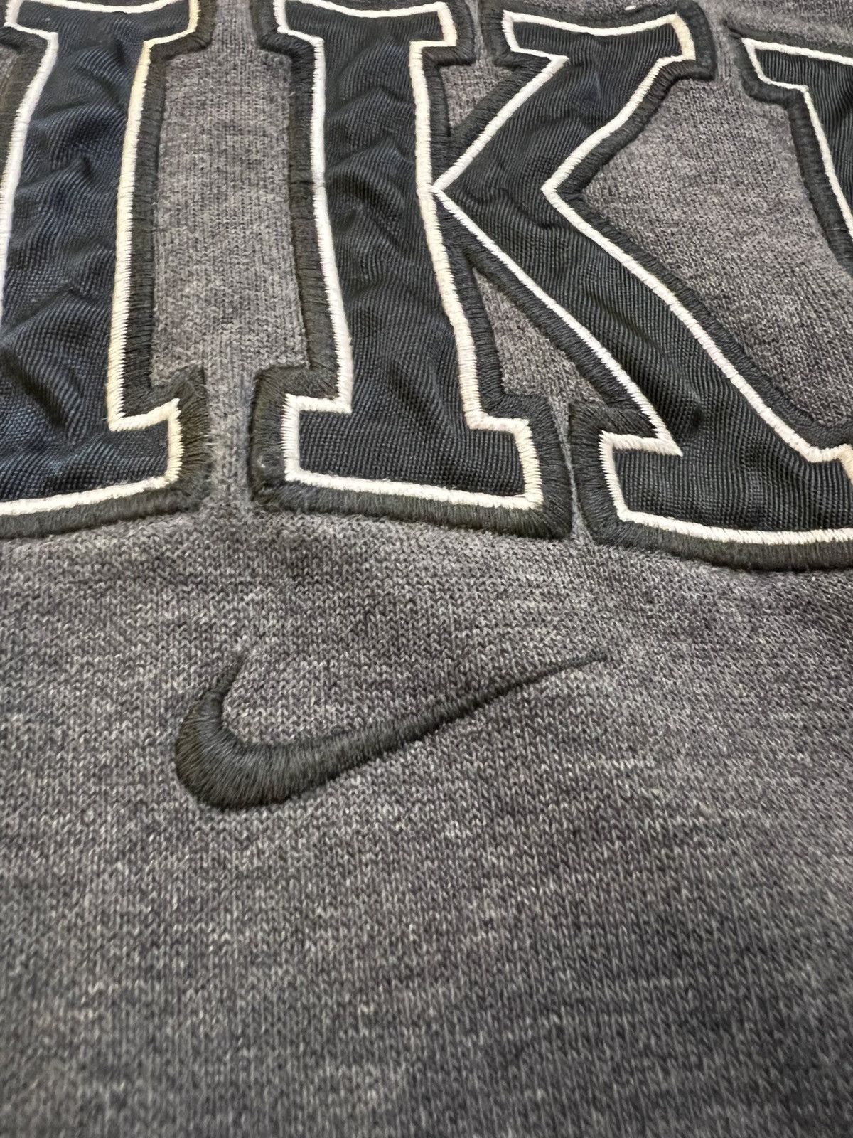 Nike × Vintage Y2K NIKE Spell-Out Hoodie Size US L / EU 52-54 / 3 - 4 Thumbnail
