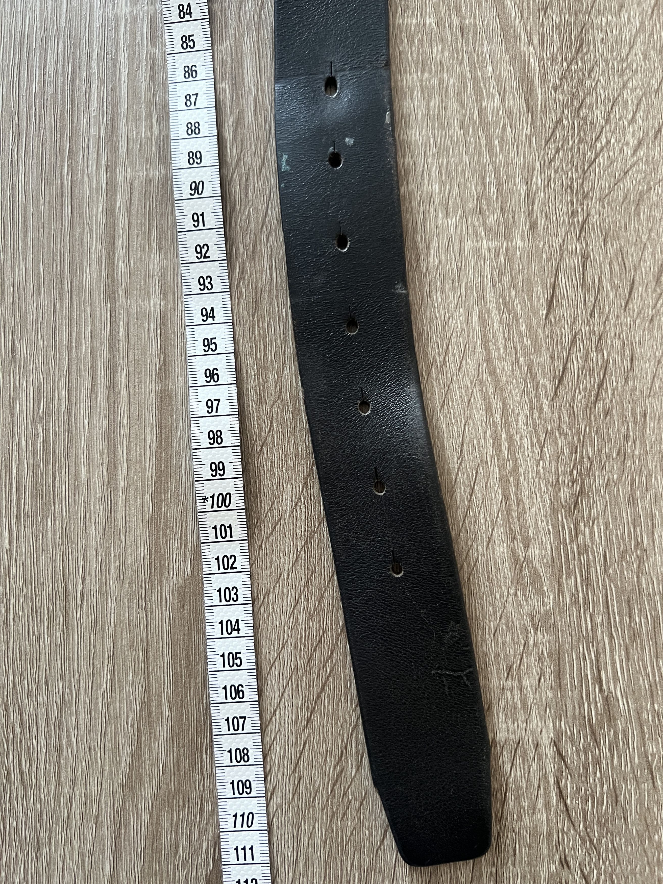 Levi's Vintage Levi's Logo Buckle Black Leather Belt Size ONE SIZE - 11 Thumbnail
