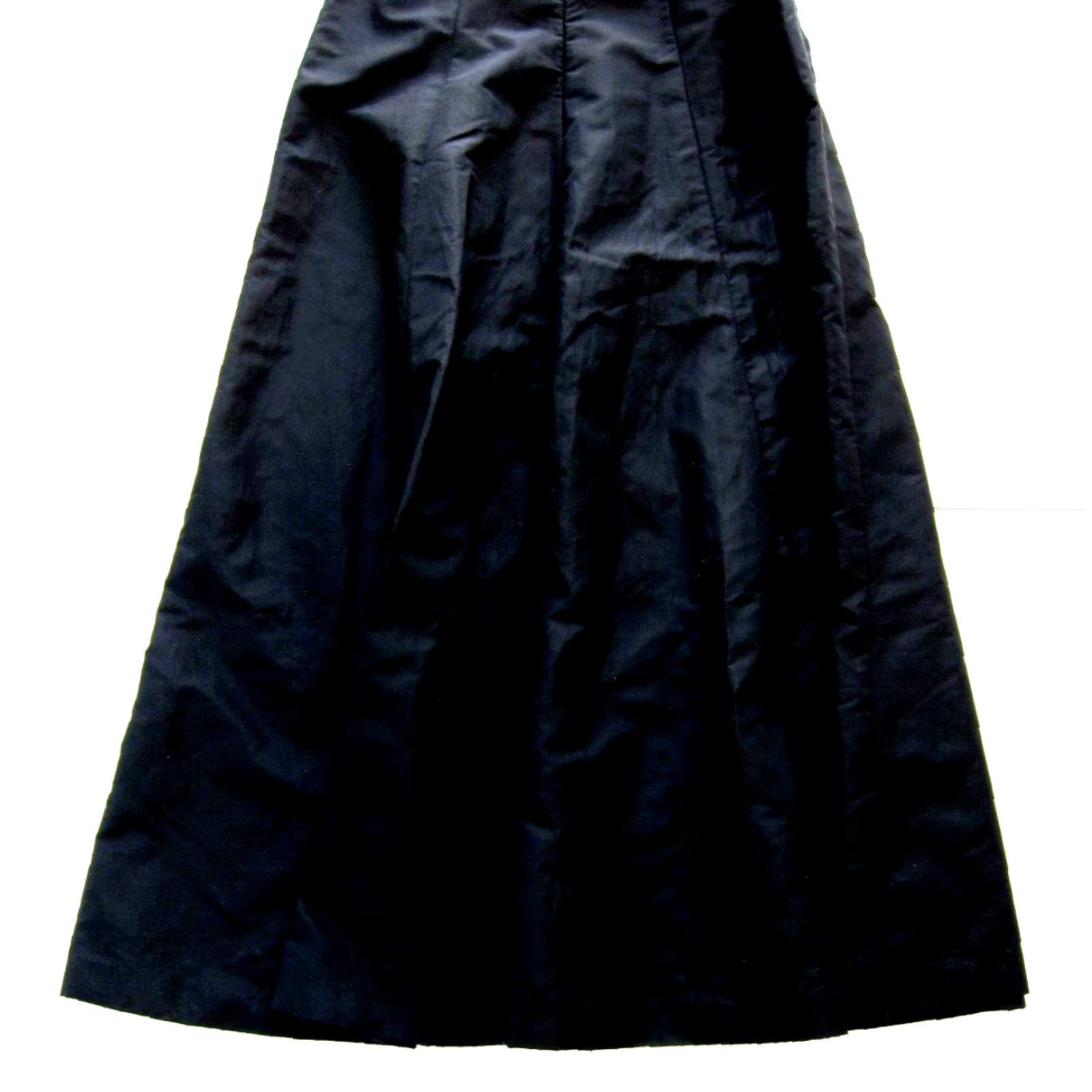 Vintage VINTAGE Hennes Collection Black Taffeta Strapless Long Maxi Dress S/36 Size S / US 4 / IT 40 - 7 Thumbnail