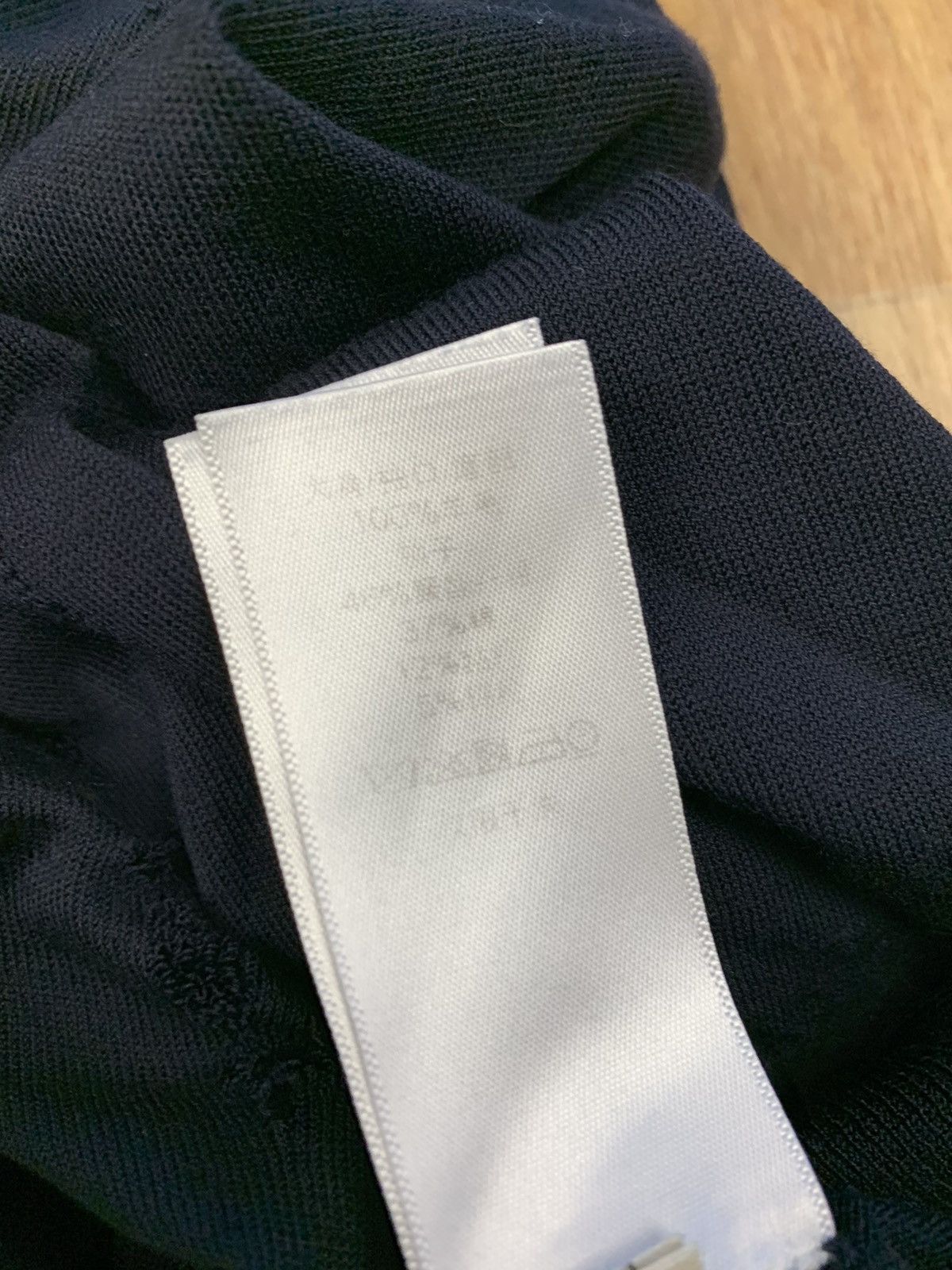 Celine Celine Distressed Dark Blue Custom Sweater Size US M / EU 48-50 / 2 - 6 Thumbnail