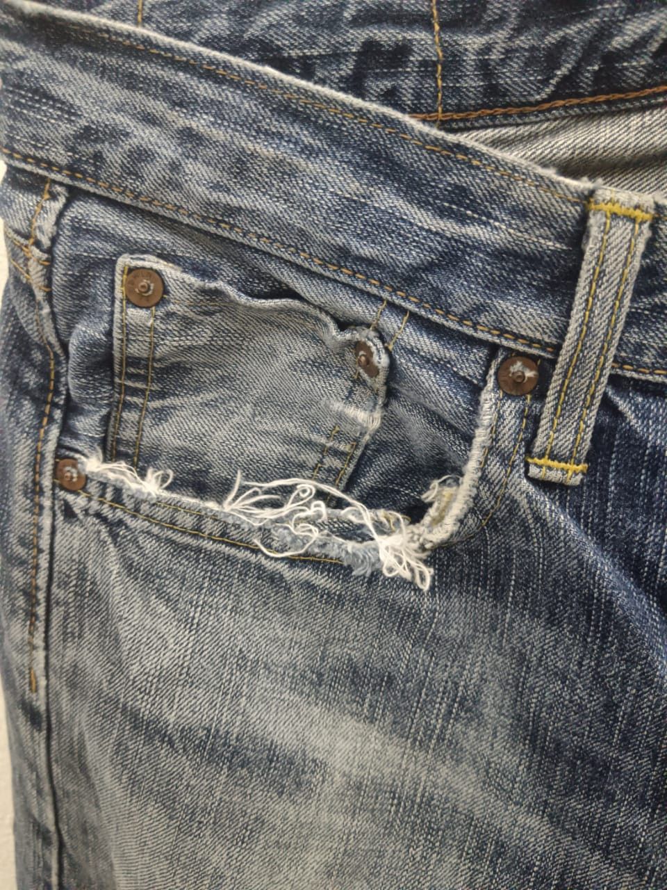 Edwin 💥BEST OFFER💥EDWIN EXCLUSIVE JAPANESE DISTRESSED DENIM Size US 30 / EU 46 - 10 Thumbnail