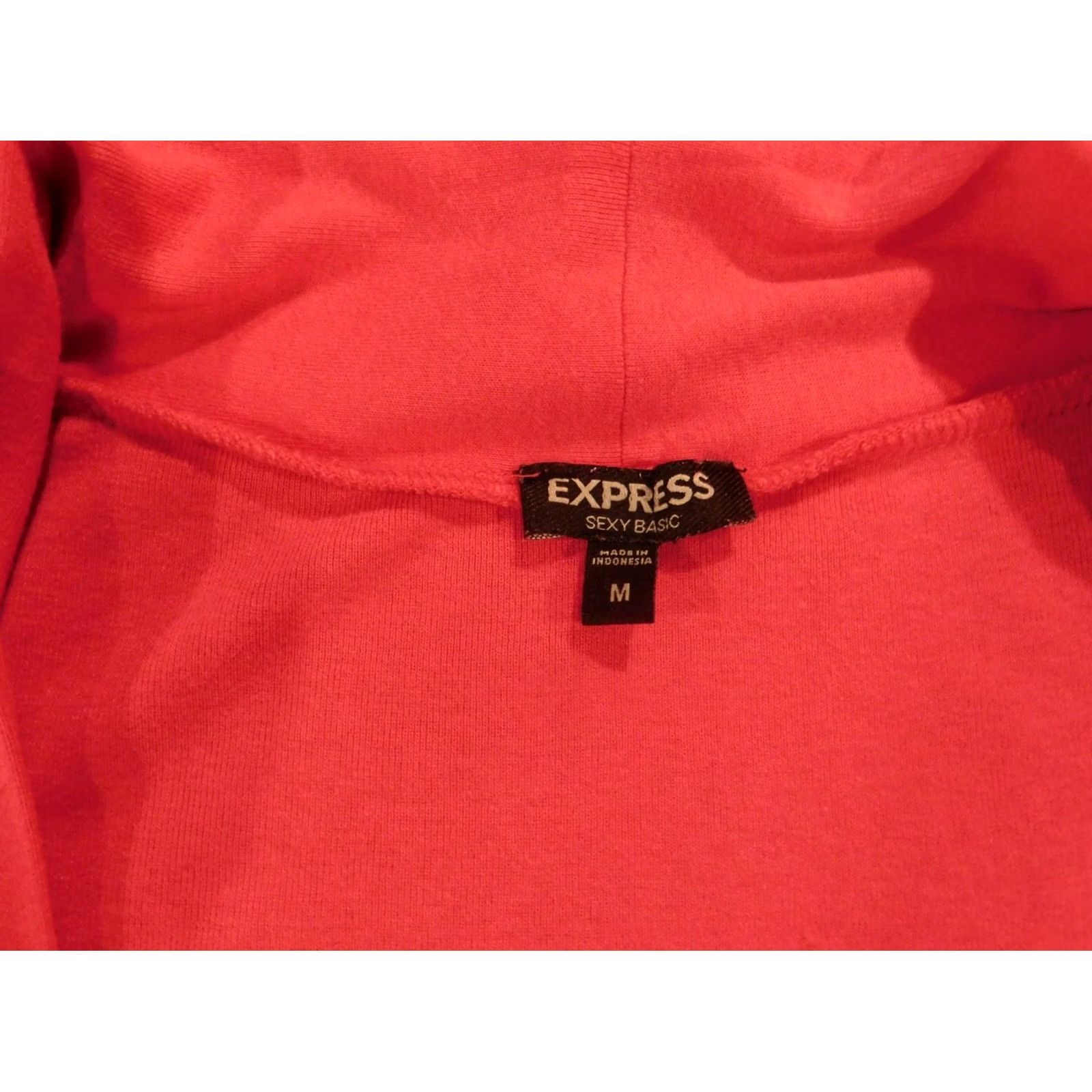 Express Express Womens Cardigan Sweater M Pink Crew Neck Short Sleeve Regular Knit Cotton Embroidered Open Stitch Vintage: No Brand: Express, - Size M / US 6-8 / IT 42-44 - 5 Thumbnail