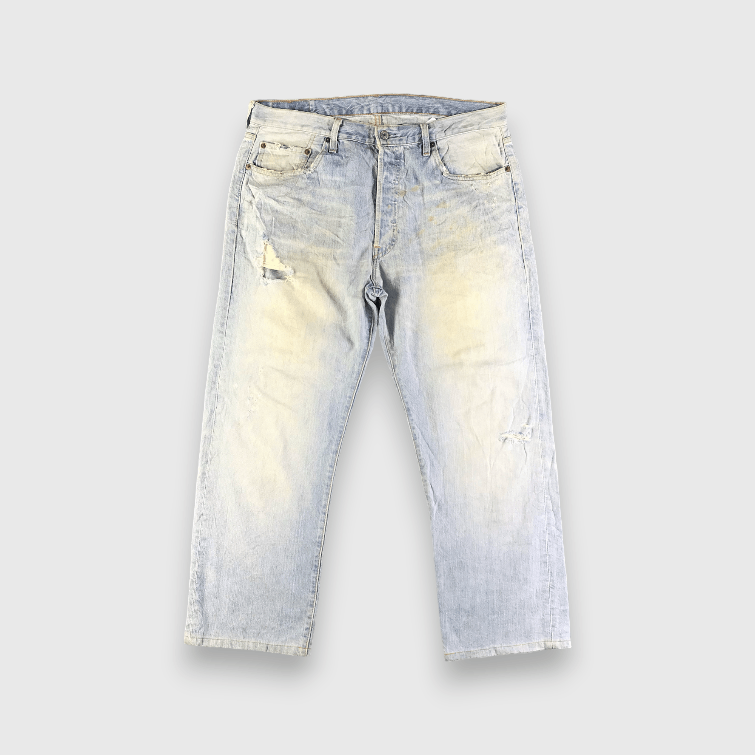 Levi's Vintage Light Wash Levis 501 Jeans-J3625 Size US 37 - 1 Thumbnail
