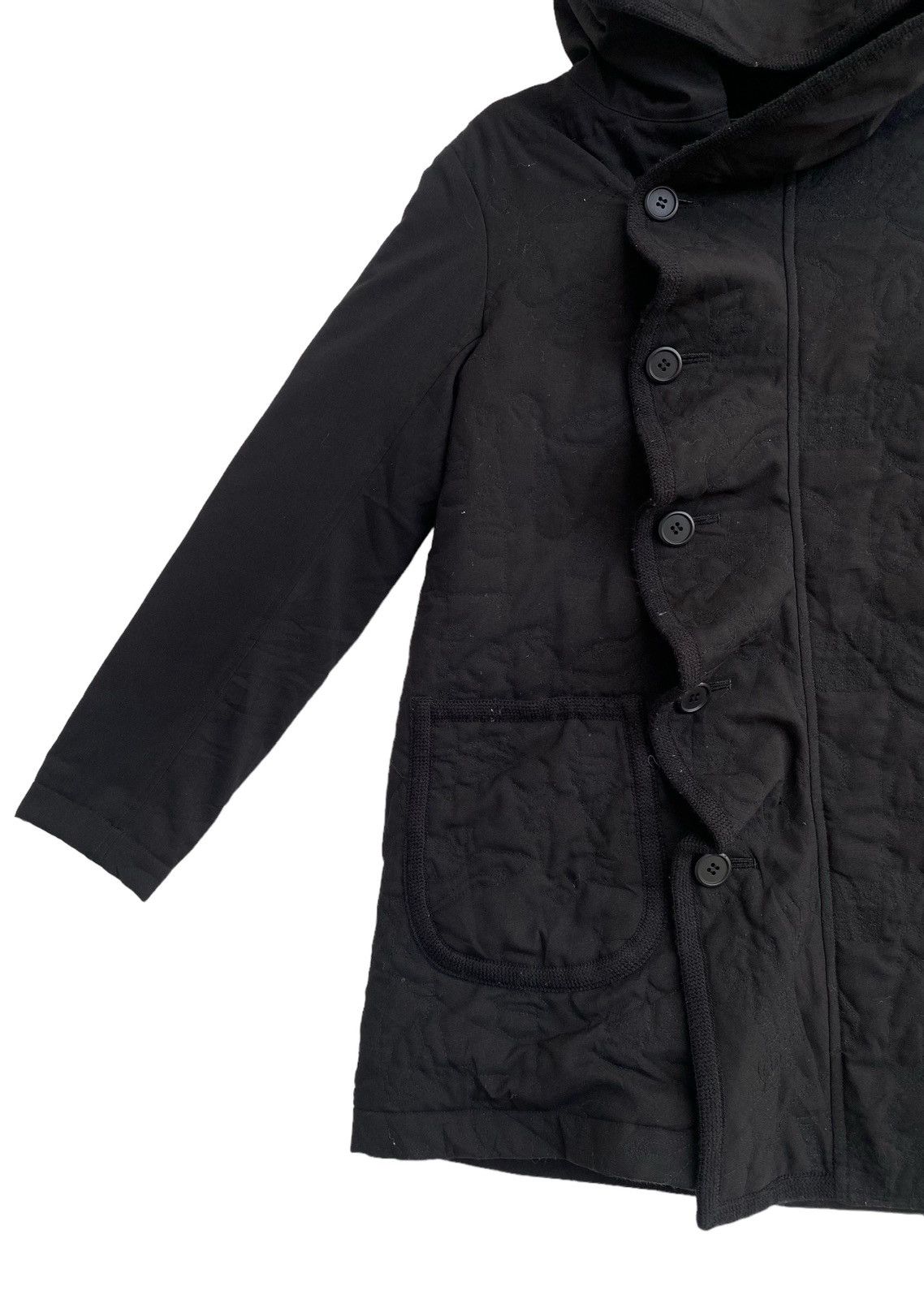gomme Rare Gomme Maki Hiroshige japan spiral button up coat jacket Size ONE SIZE - 3 Thumbnail