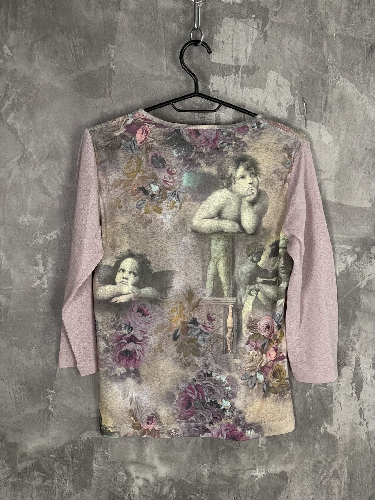 20471120 × Hysteric Glamour × Le Grande Bleu (L.G.B.) Y2K Hysteric Glamour Style Mesh “Angels” Long Sleeve Size M / US 6-8 / IT 42-44 - 9 Thumbnail