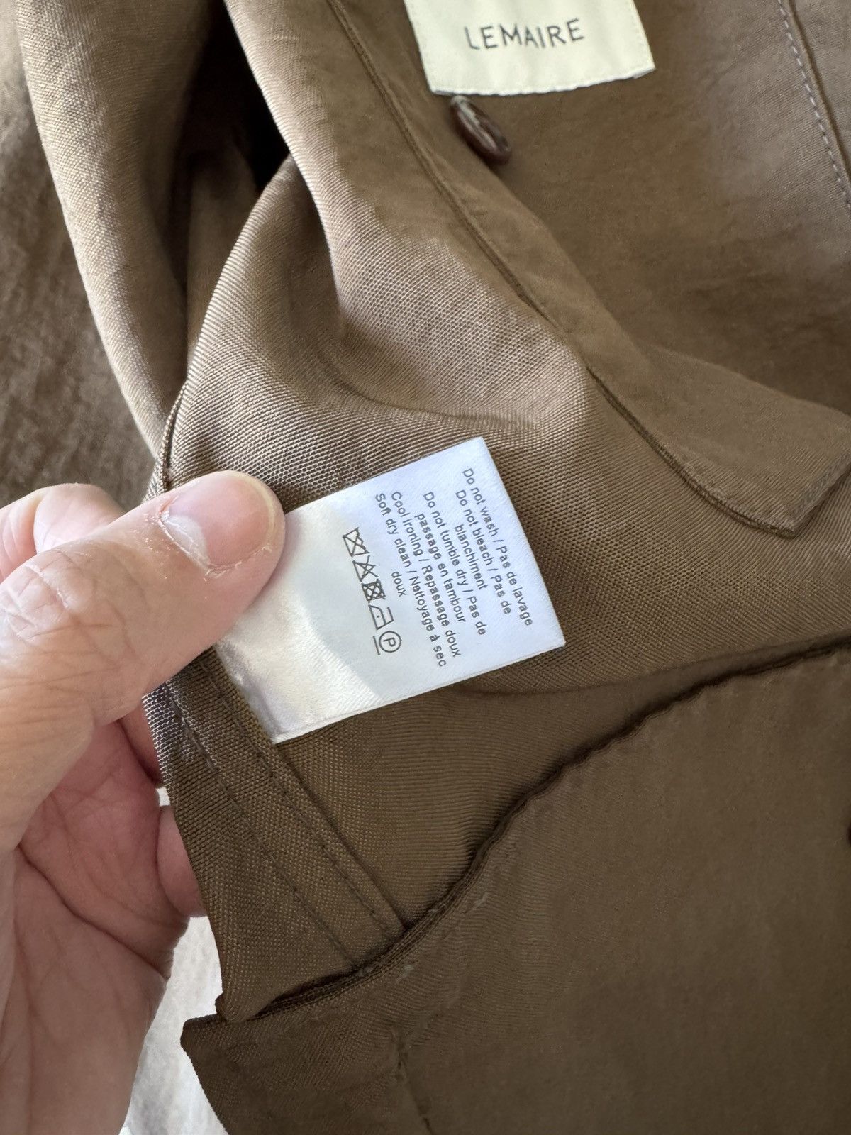 Lemaire Lemaire Rain Coat in Kobicha Brown SS22 Size US S / EU 44-46 / 1 - 11 Thumbnail
