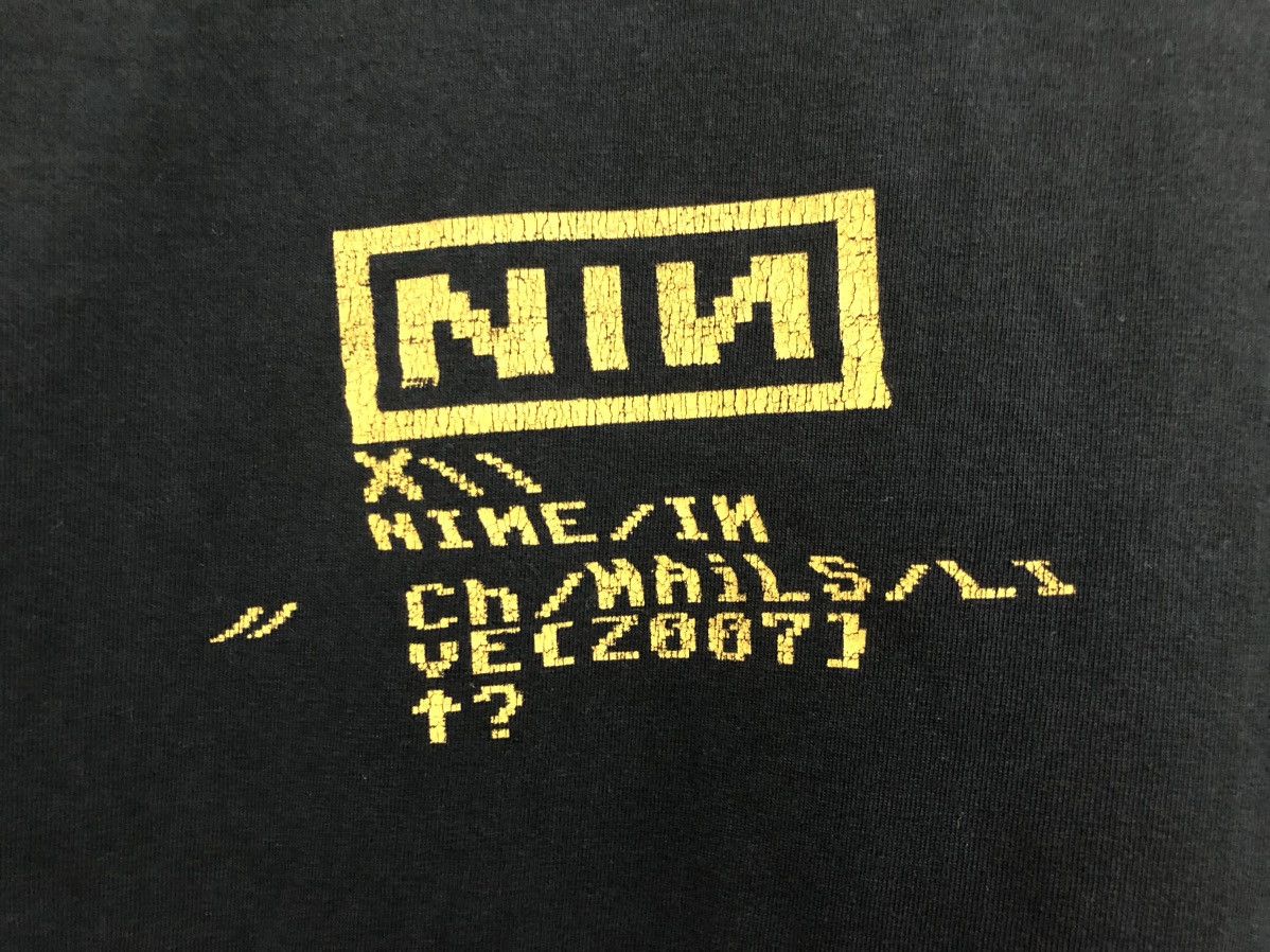 Band Tees × Vintage INDUSTRIAL 🔥 NINE INCH NAILS 2007 AUSTRALIA JAPAN TOUR Size US M / EU 48-50 / 2 - 6 Thumbnail