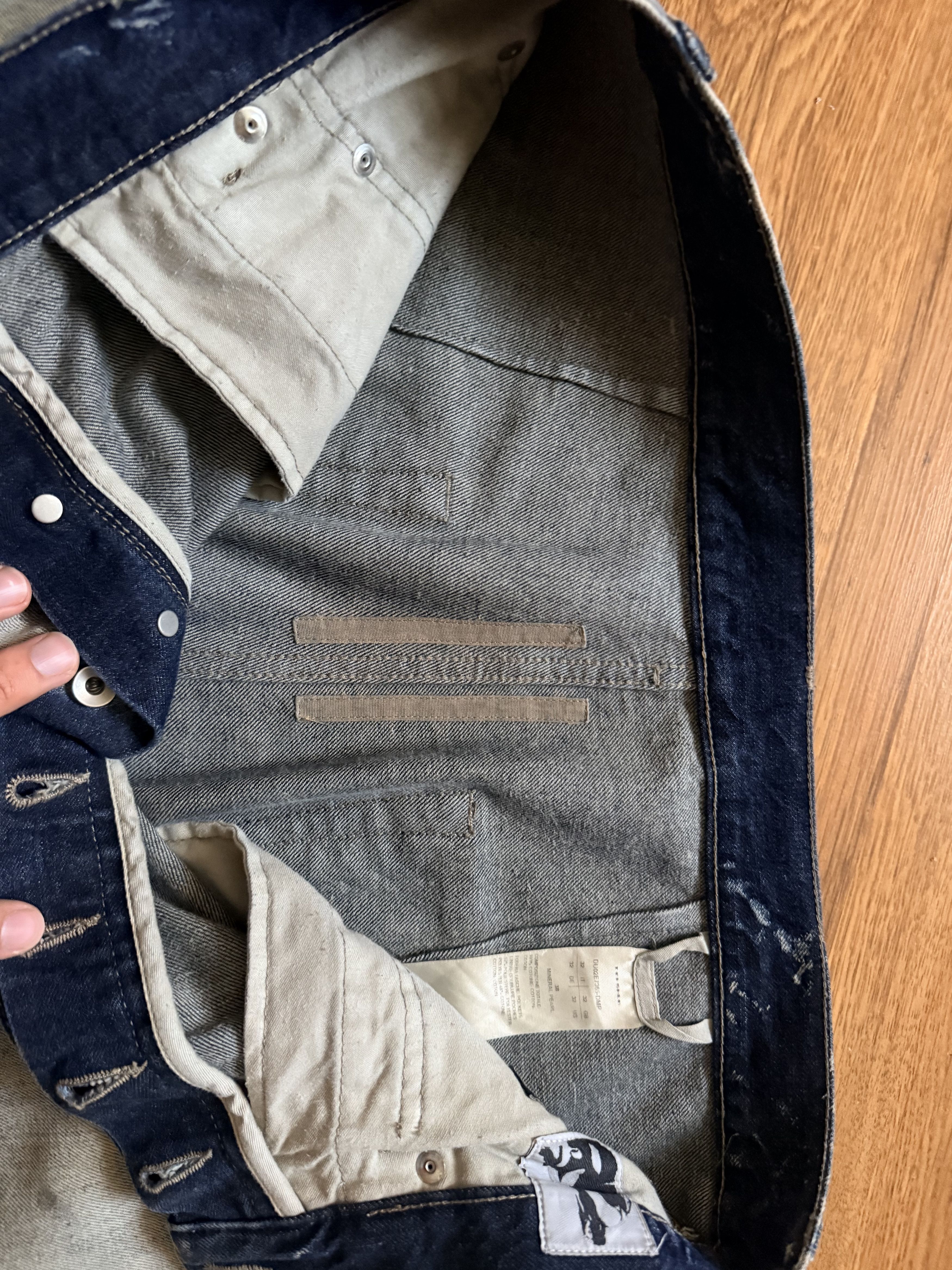 Rick Owens Drkshdw DRKSHDW Mineral Pearls FW25 Flared jeans Size US 32 / EU 48 - 5 Thumbnail