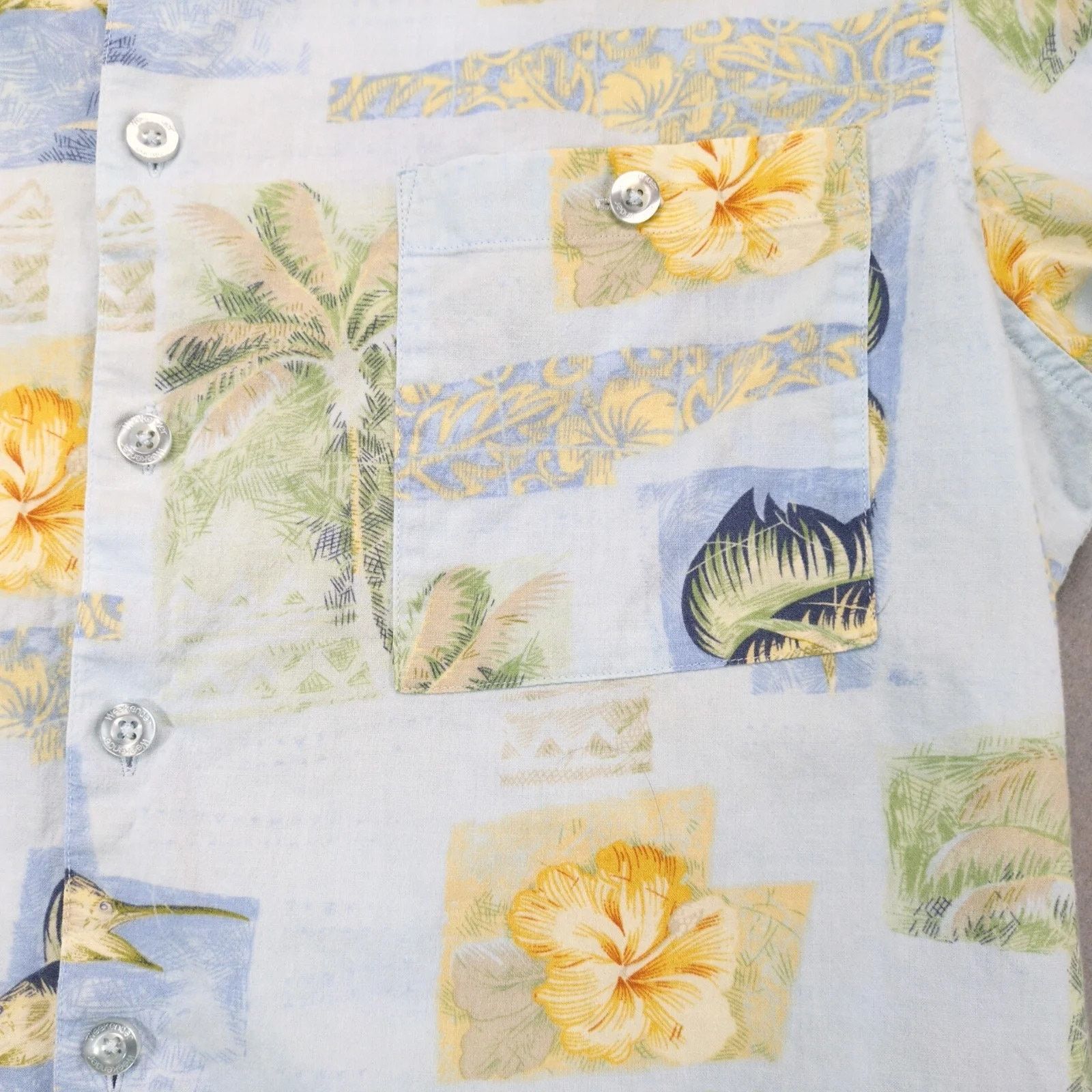 Vintage Weekender Button Up Tropical Fishing Shirt Men's L Hawaiian Size US L / EU 52-54 / 3 - 9 Thumbnail