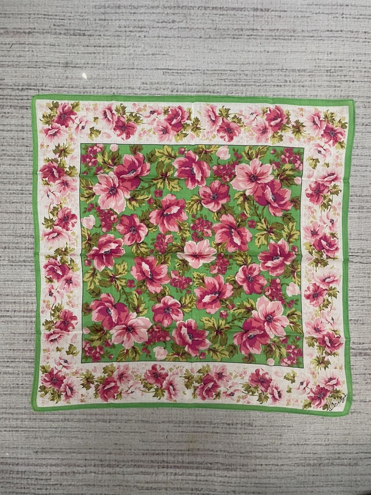 Kenzo Vintage Kenzo handkerchief bandana pocket square Size ONE SIZE - 1 Thumbnail