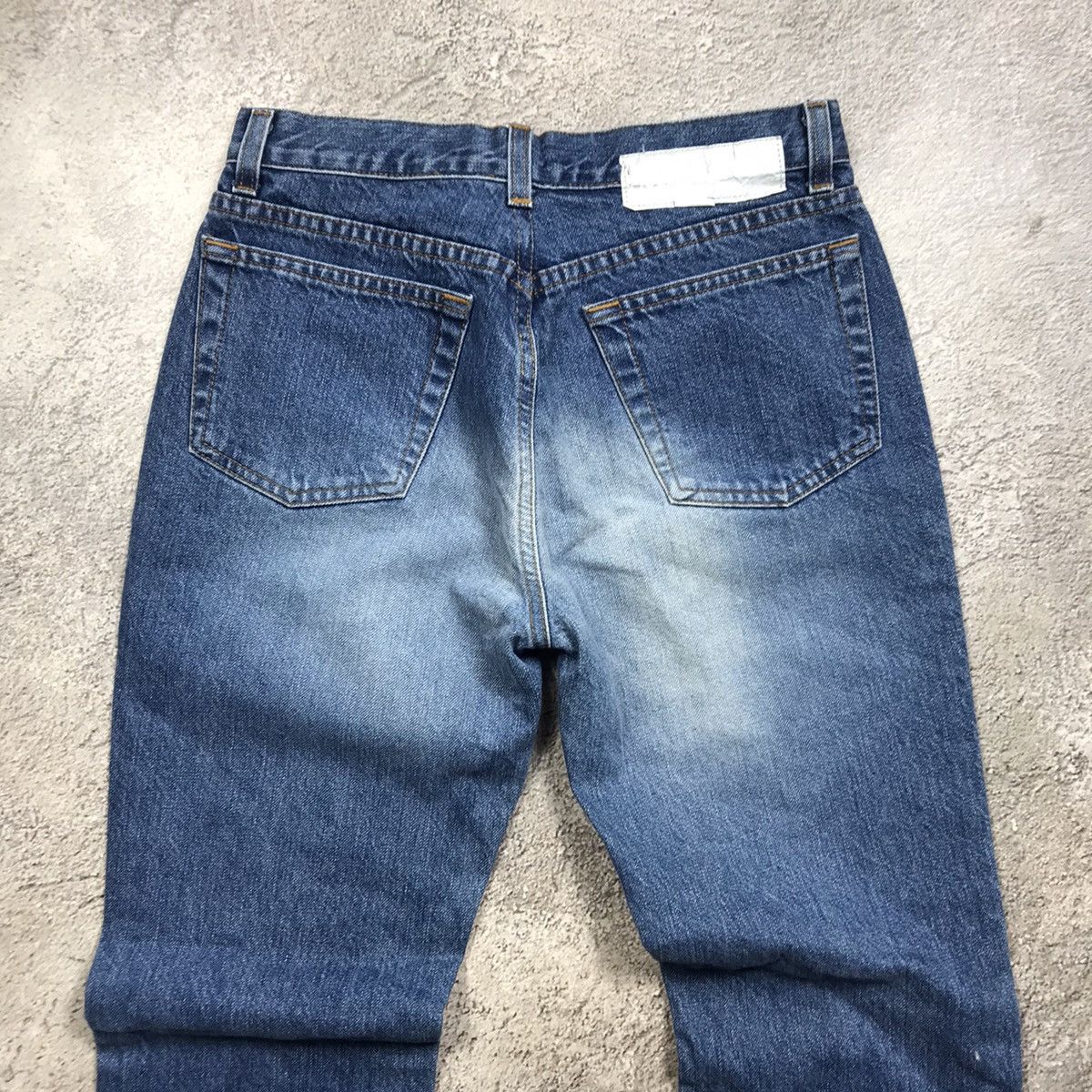Vintage Vintage 90s Iceberg Distressed Flared Jeans Grunge Baggy 28 Size 28" / US 6 / IT 42 - 6 Thumbnail