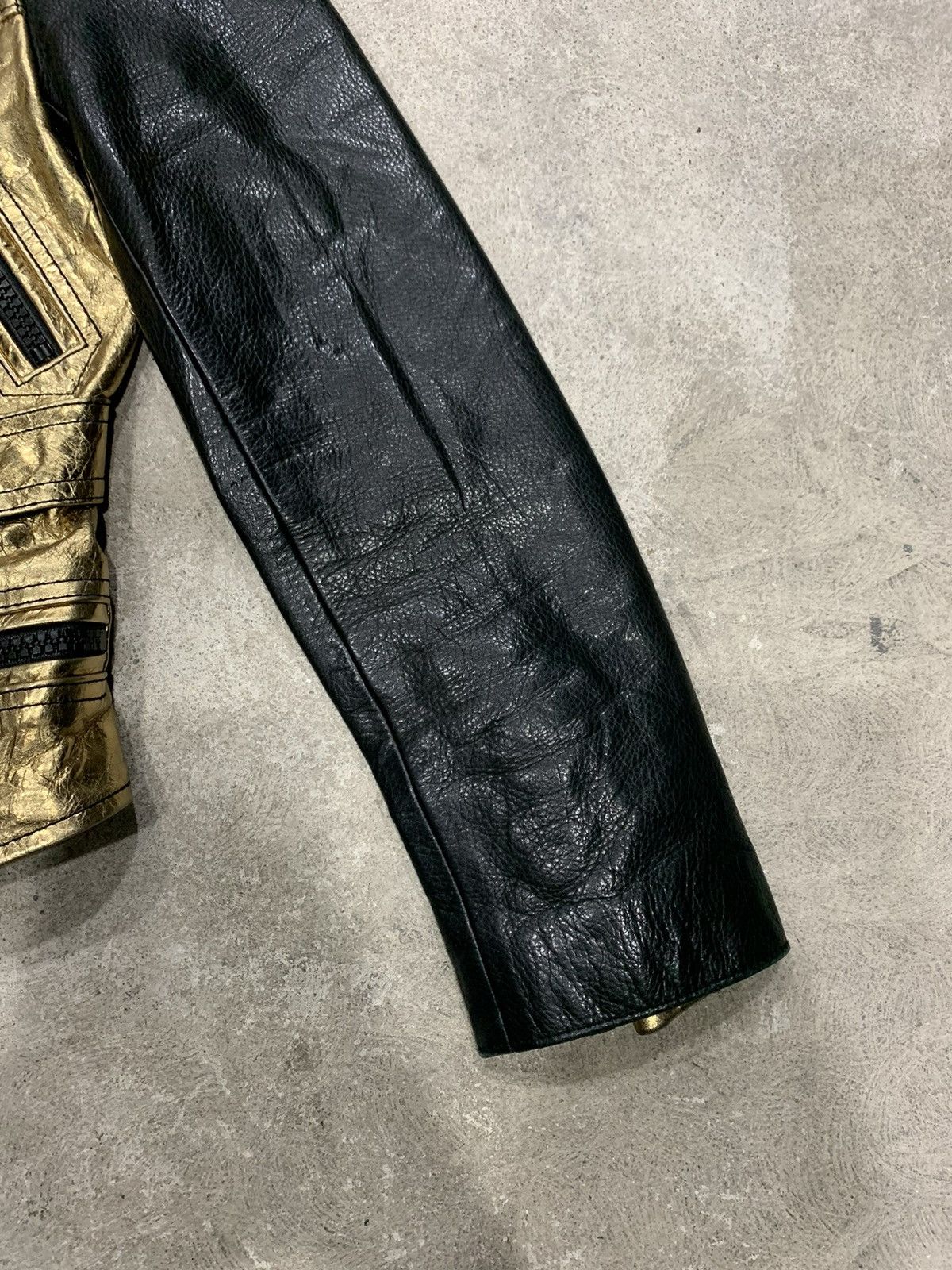 3.1 Phillip Lim PHILIP LIM GOLD METALLIC LEATHER JACKET Size US M / EU 48-50 / 2 - 5 Thumbnail