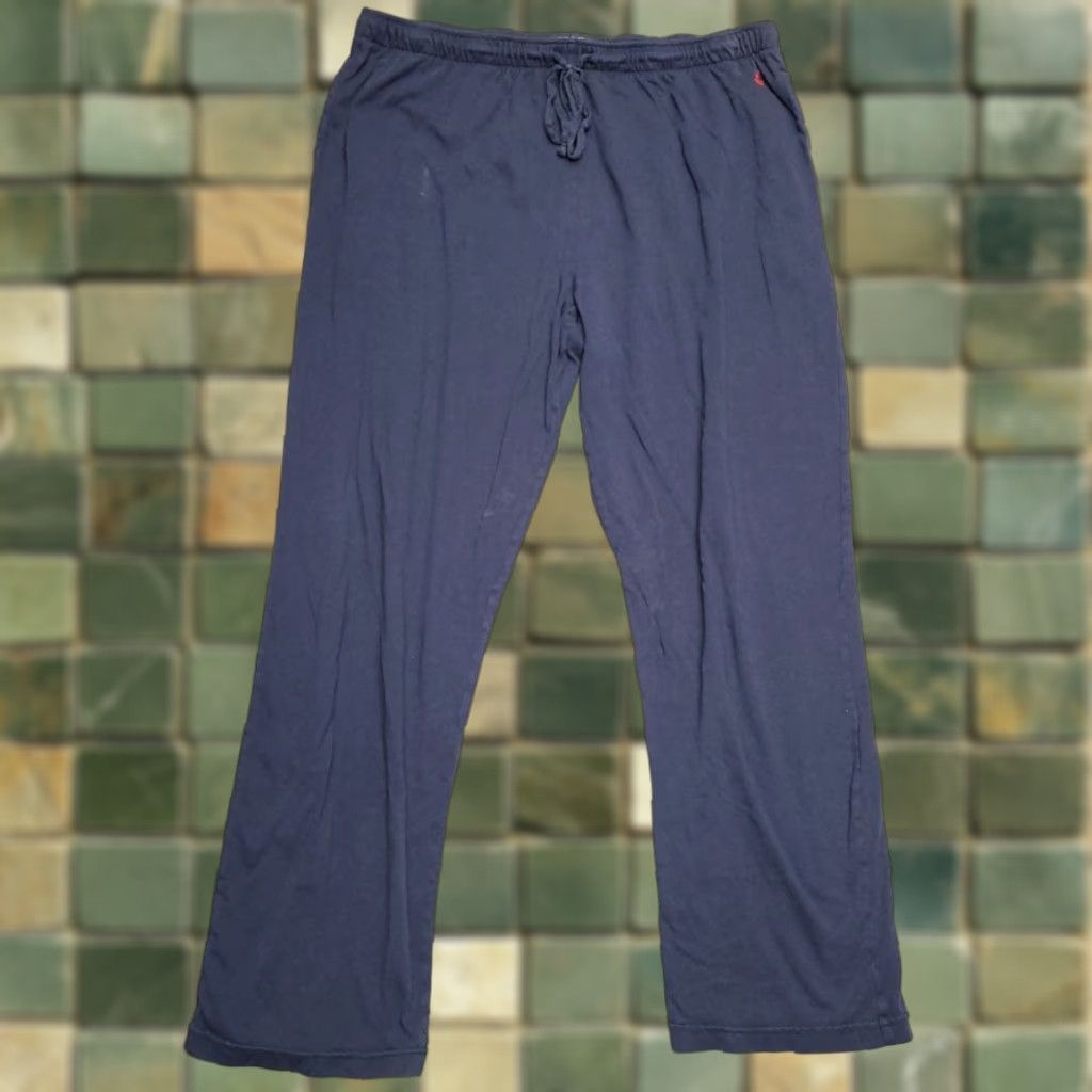 Polo Ralph Lauren Polo Ralph Lauren Pants XL Blue Draw String Sleep Lounge Casual Comfort Men Size US XL / EU 56 / 4 - 1 Thumbnail