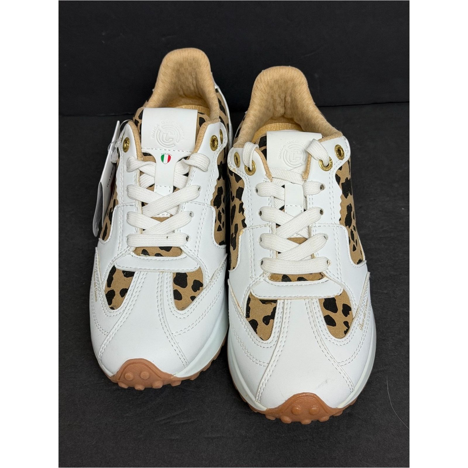 Other Duca Del Cosma Aviva Golf Shoes White Leopard Women’s 6 Size US 6 / IT 36 - 5 Thumbnail