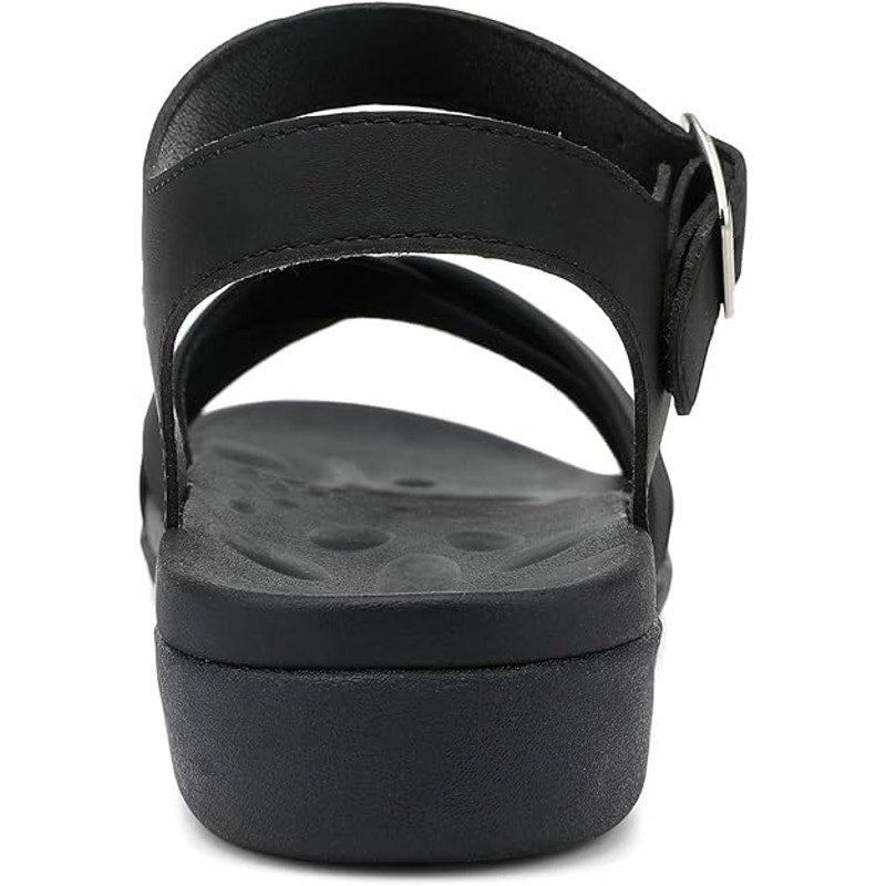Other Utenag Women's 9.5 Black Open Toe Comfort Flat Sandals Size US 9.5 / IT 39.5 - 5 Thumbnail