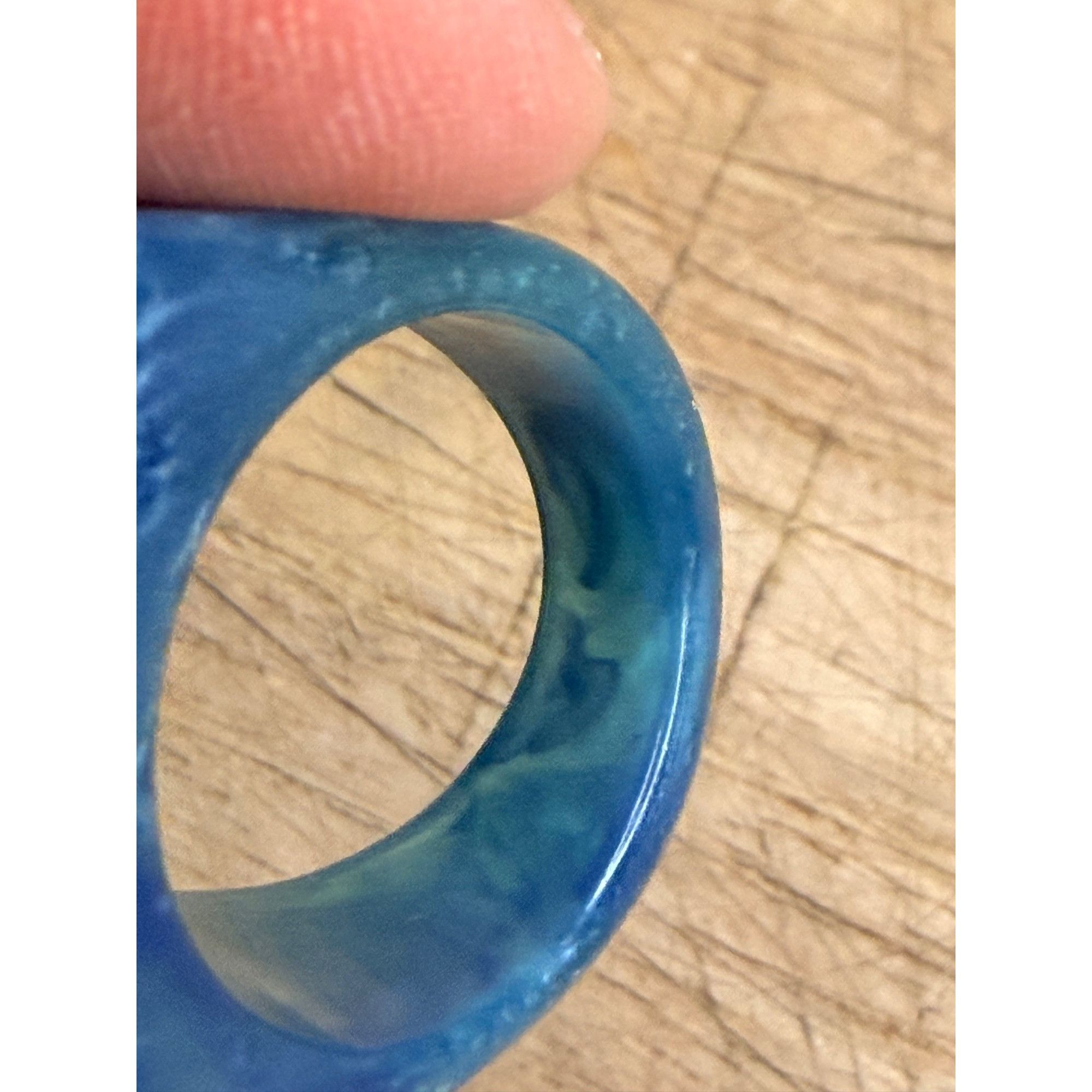 Other Square Blue Resin size 8 Statement Ring In Gift Box Size ONE SIZE - 6 Thumbnail