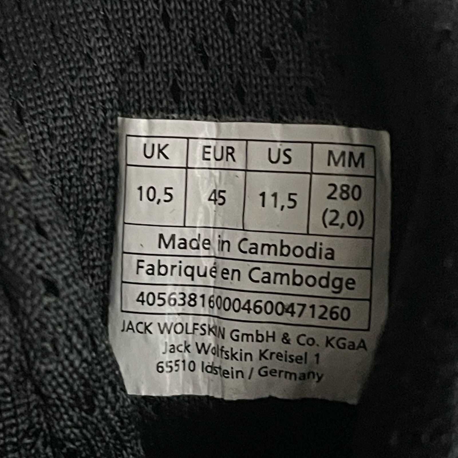 Vintage Jack Wolfskin Terraquest Texapore Hiking Shoe Black Men 11.5 Size US 11.5 / EU 44-45 - 10 Thumbnail