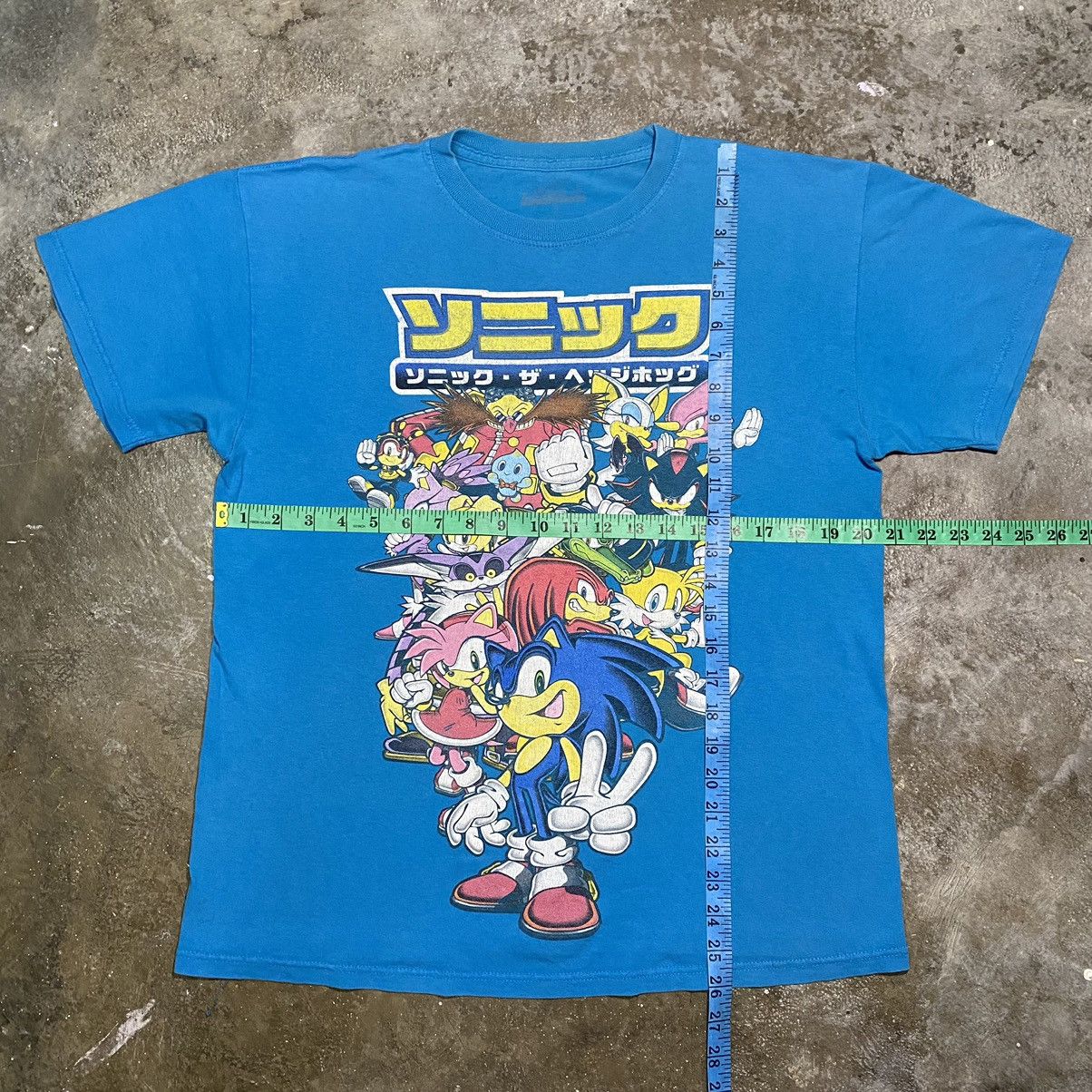 The Game Y2K Sonic The Hedgehog Full Characters Game T Shirt Sega Size US M / EU 48-50 / 2 - 11 Thumbnail