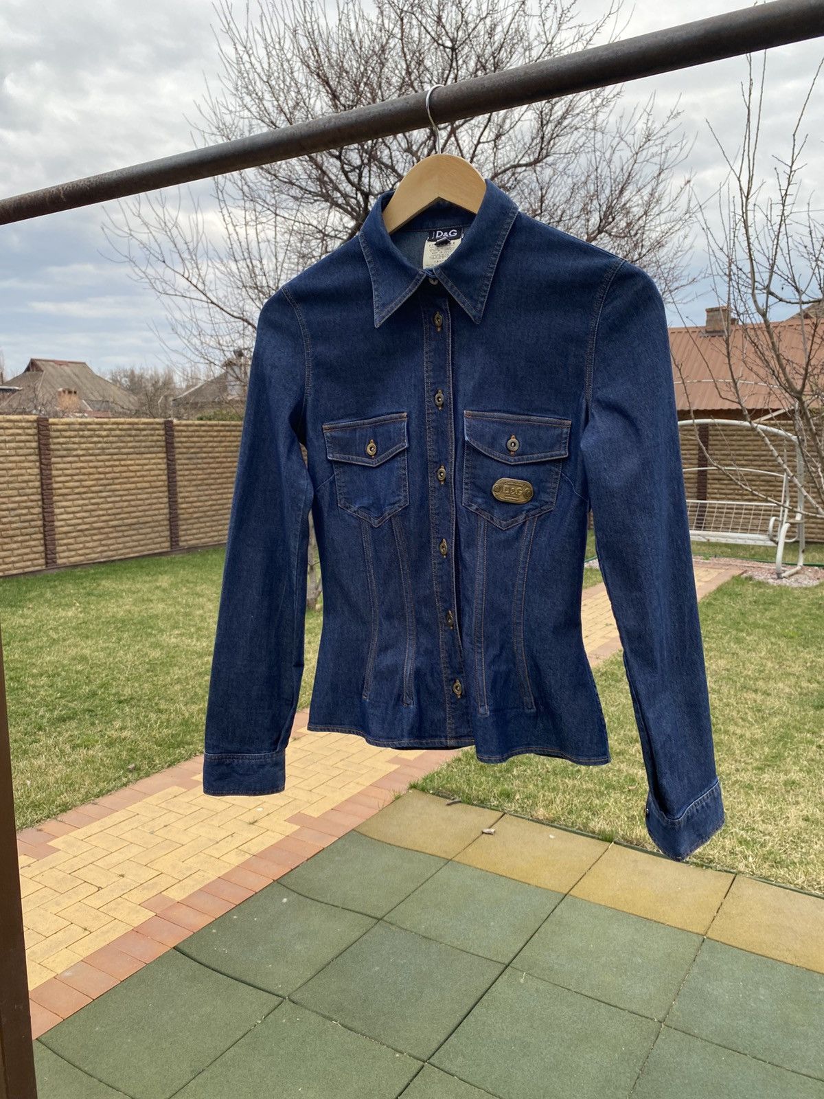 Dolce & Gabbana × Vintage Vintage D&G Women’s Denim Jacket Made in Italy Rare XS-S Size XS / US 0-2 / IT 36-38 - 2 Thumbnail