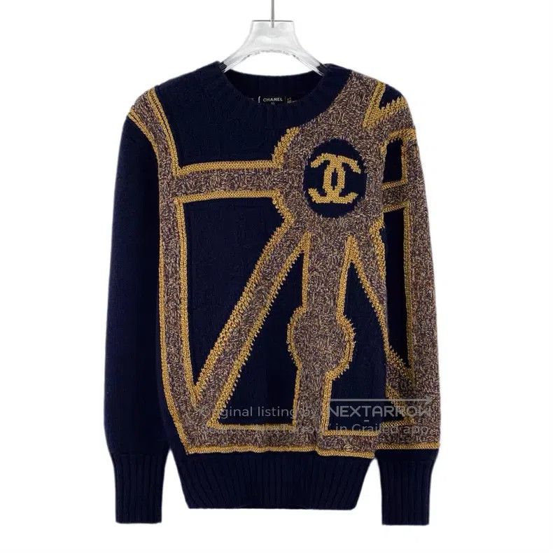 Chanel Chanel Colour-blocked geometric logo pattern inlaid flower Size XXS / US 00 / IT 34 - 1 Thumbnail