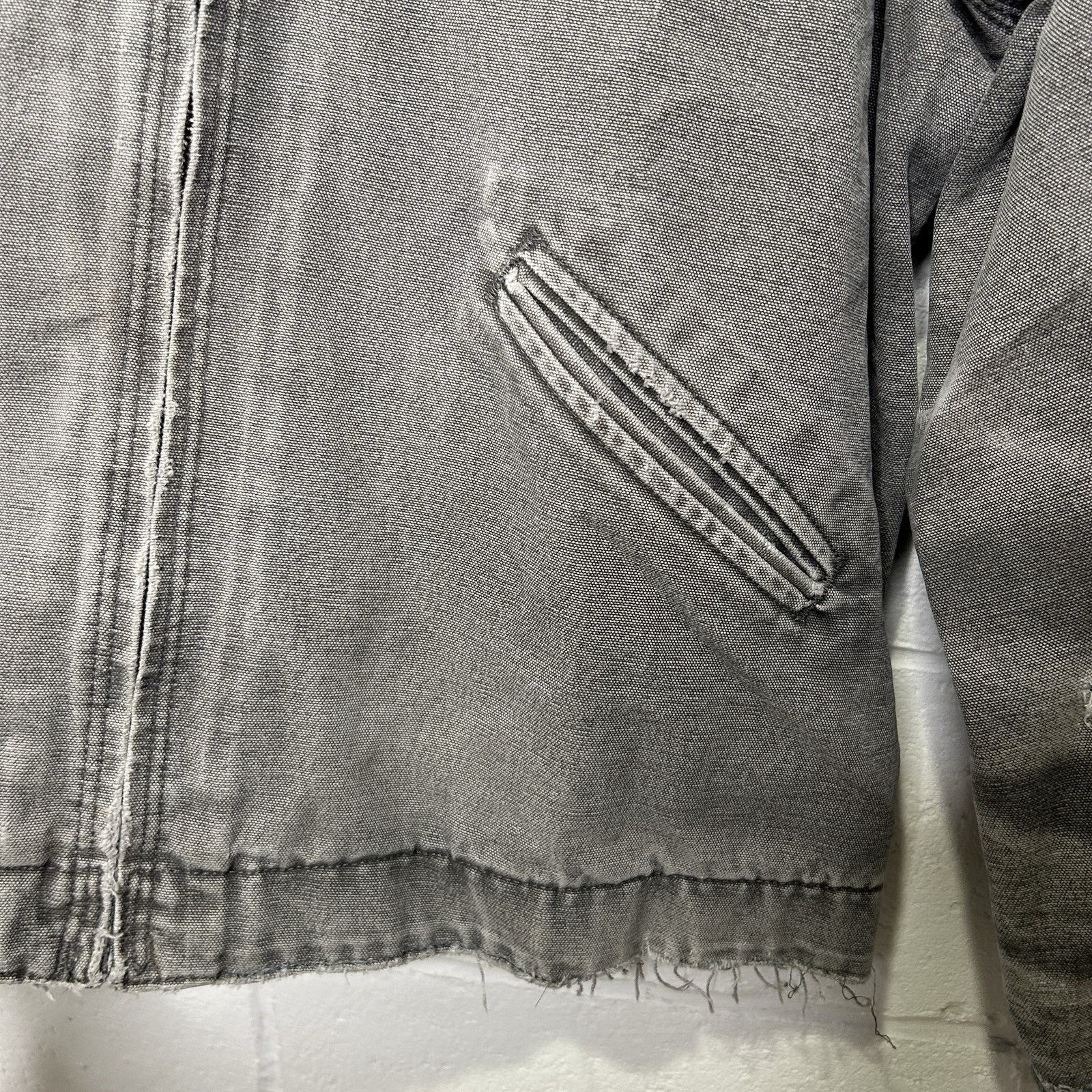 Carhartt Thrashed Vintage Carhartt Detroit Jacket “Gravel” J97 GVL Size US XL / EU 56 / 4 - 5 Thumbnail