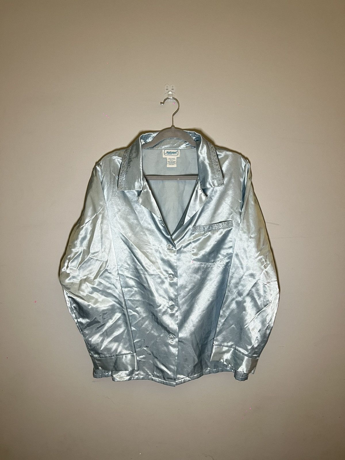 Vintage Silk National Vintage Button Up Size L / US 10 / IT 46 - 1 Thumbnail