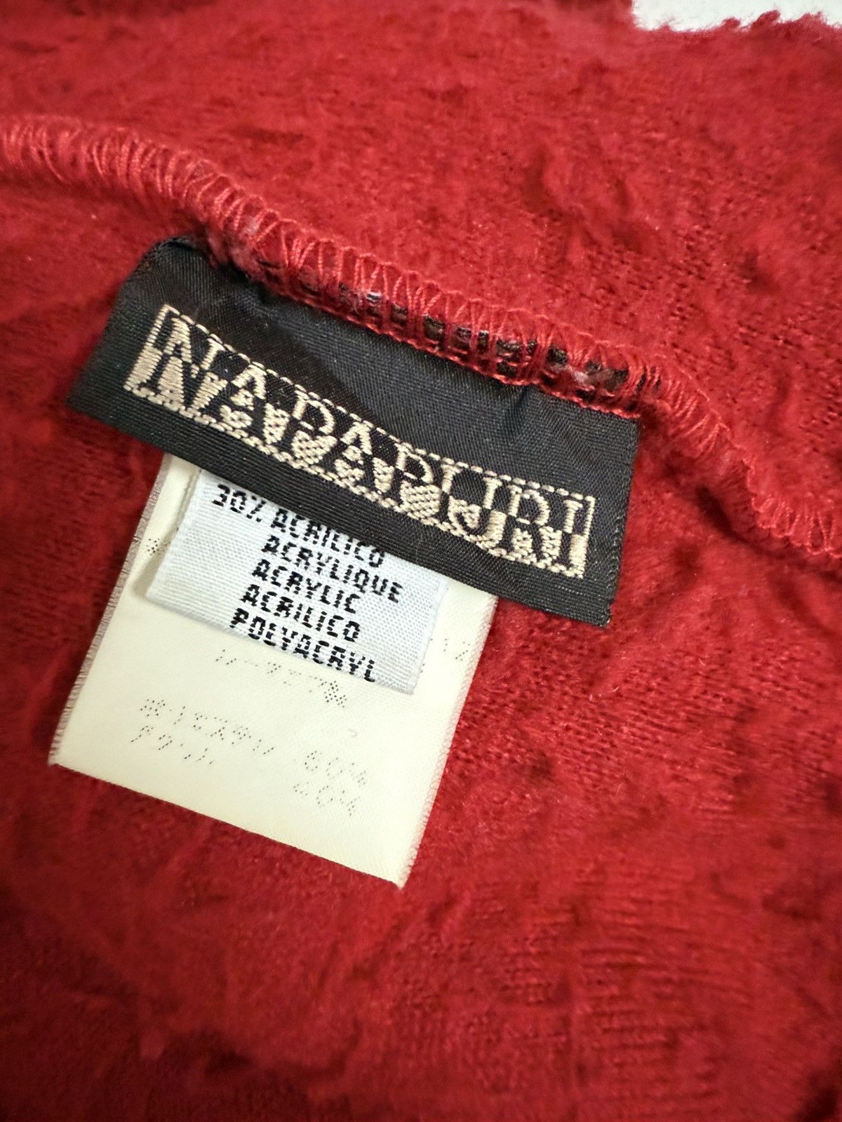 Napapijri × Vintage Vintage Napapijri Sherpa Fleece Pullover Jacket Size US L / EU 52-54 / 3 - 8 Thumbnail