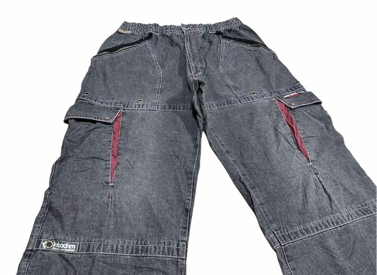 Hobo × JNCO 🔥Sick Y2K Hobo Denim Baggy Multi Pockets Size US 34 / EU 50 - 2 Thumbnail
