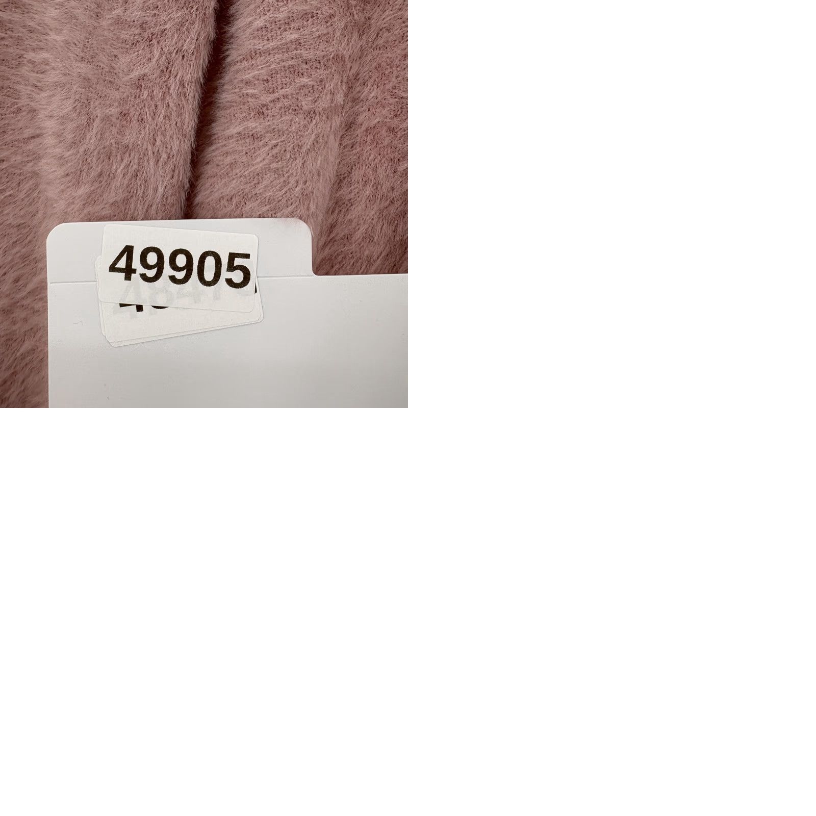 Vintage SUNDAY BEST Sweater Womens Small Pink Fuzzy Cropped Balloon Sleeve NWOT - V-Neck Knit Pullover Casual Winter Size S / US 4 / IT 40 - 9 Thumbnail