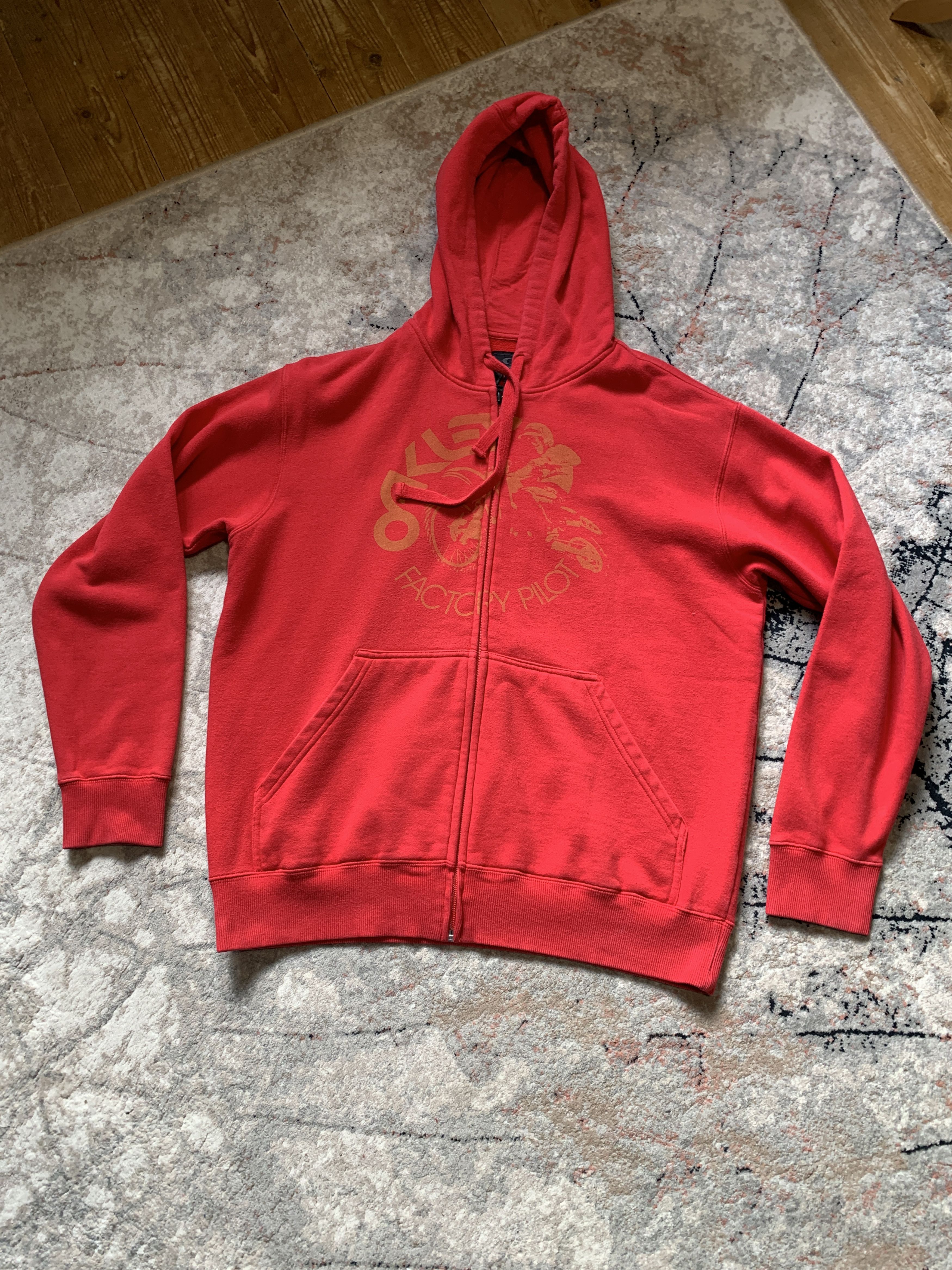 Oakley Oakley Factory Pilot Vintage Zip Hoodie Size US M / EU 48-50 / 2 - 2 Thumbnail