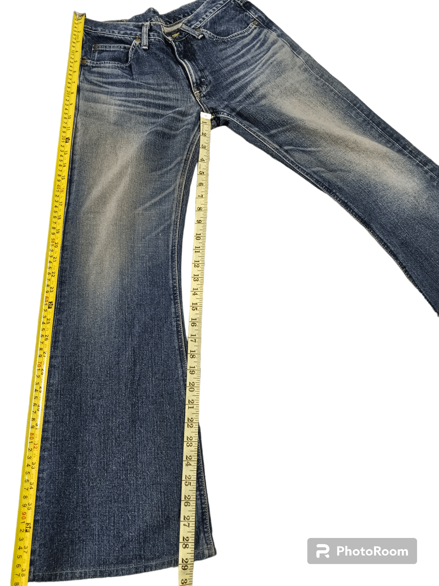 Lee Flare!!! Lee RIDERS Super Flare Jeans Size US 30 / EU 46 - 9 Thumbnail