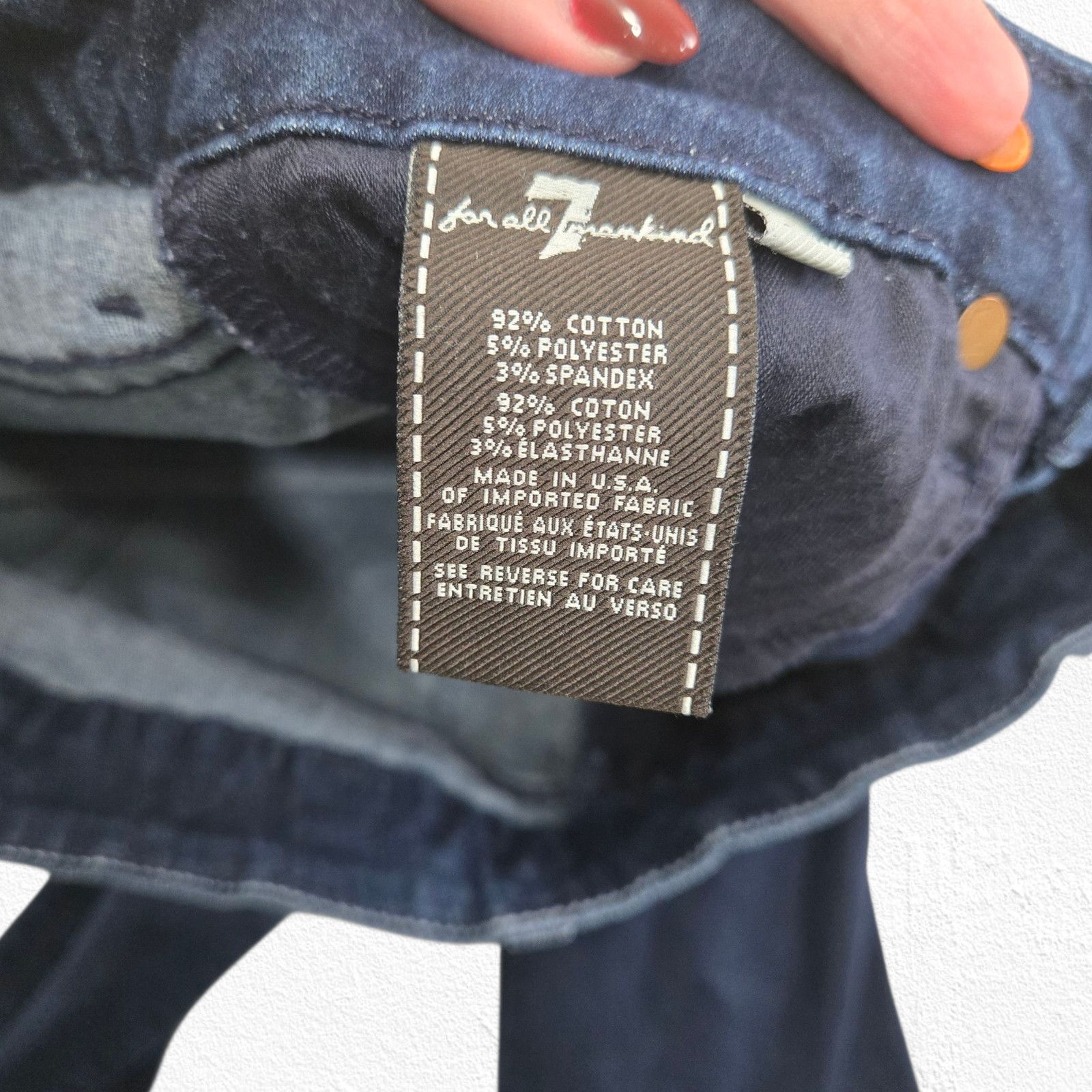 7 For All Mankind 7 For All Mankind Kimmie Bootcut Dark Low Rise Jeans Size 30 Size 30" / US 8 / IT 44 - 7 Thumbnail