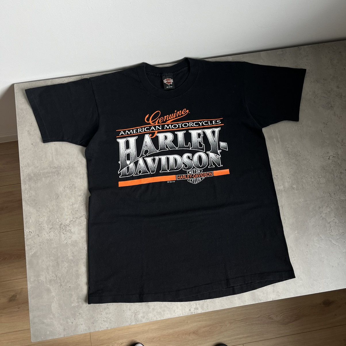 Harley Davidson Vintage Harley Davidson 1995 Italy Tour Tee Size US L / EU 52-54 / 3 - 1 Thumbnail
