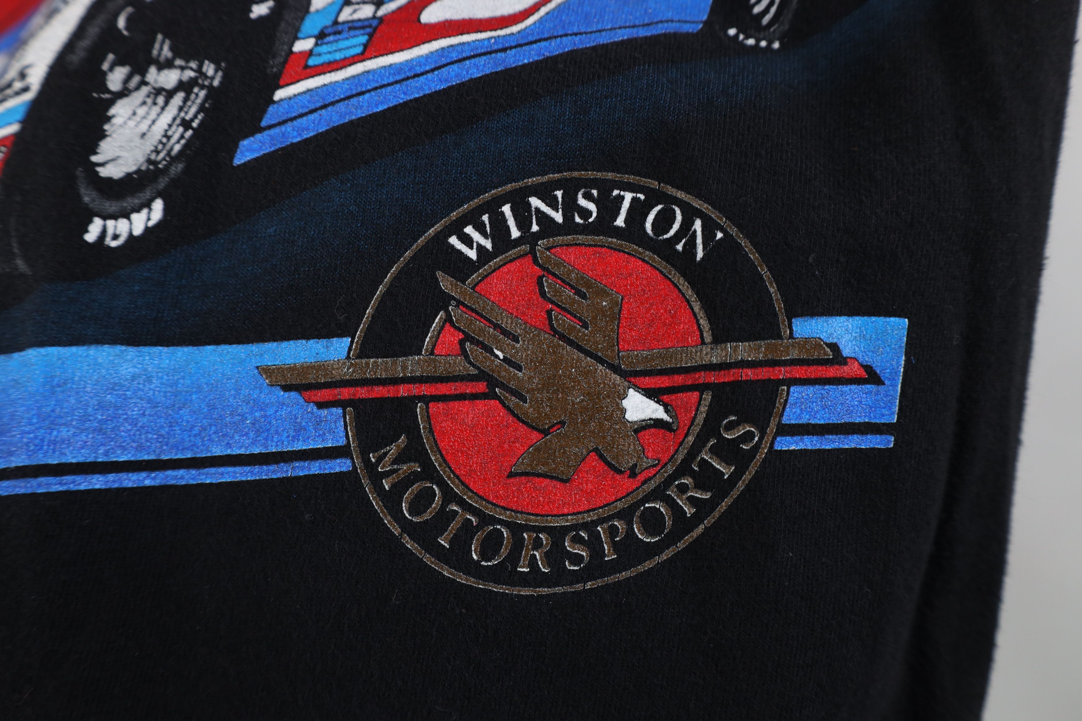 Vintage Vintage 90s NASCAR Mark Martin Racing T-Shirt Black USA Size US M / EU 48-50 / 2 - 6 Thumbnail