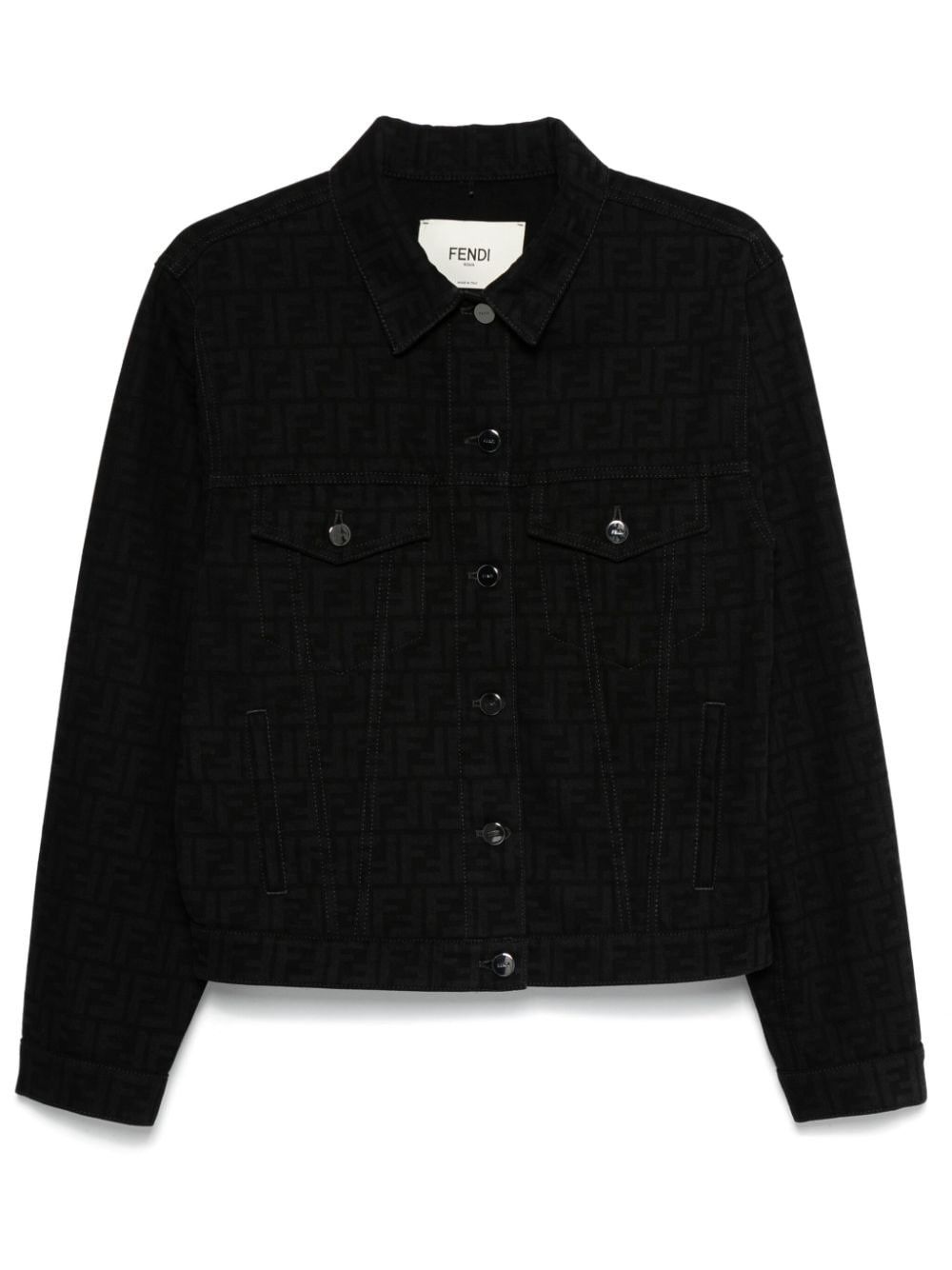 Fendi FF DENIM JACKET Size S / US 4 / IT 40 - 1 Thumbnail