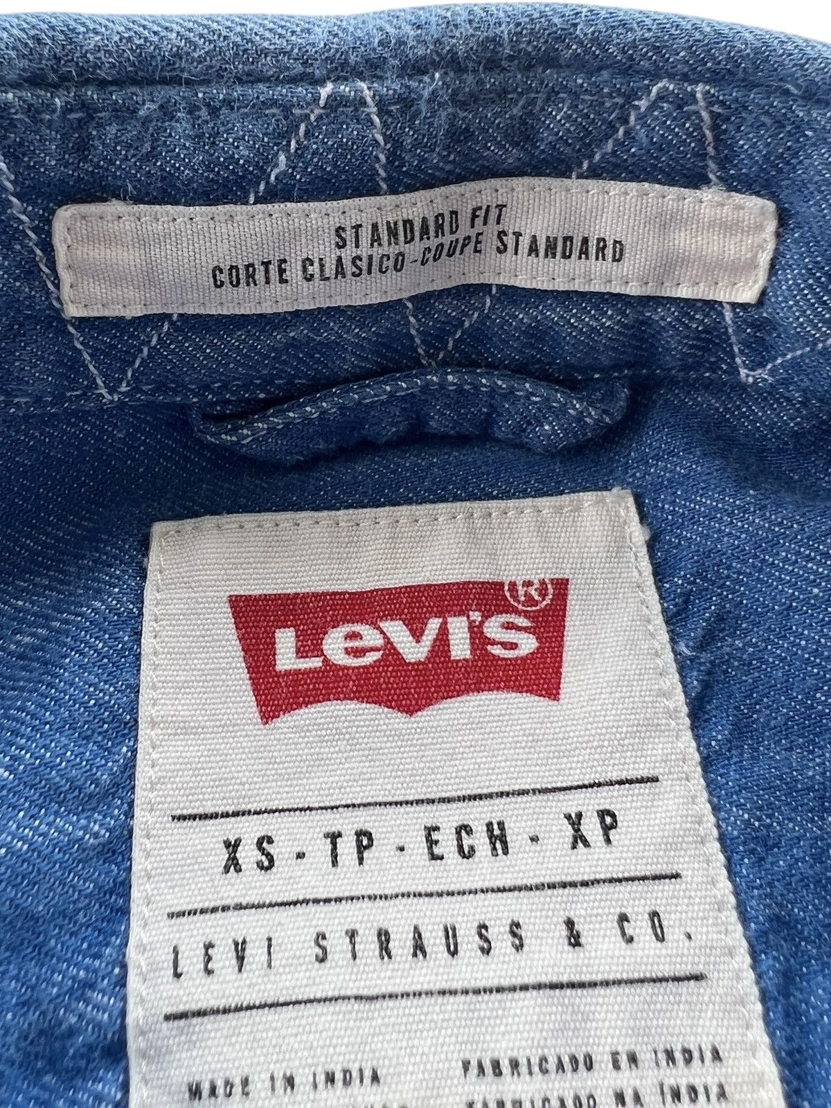 Levi's × Levi's Made & Crafted × Levi's Vintage Clothing 🔥Levi's Amerca’s Finest Overall Big Logo Western Shirt Denim Size US XS / EU 42 / 0 - 11 Thumbnail