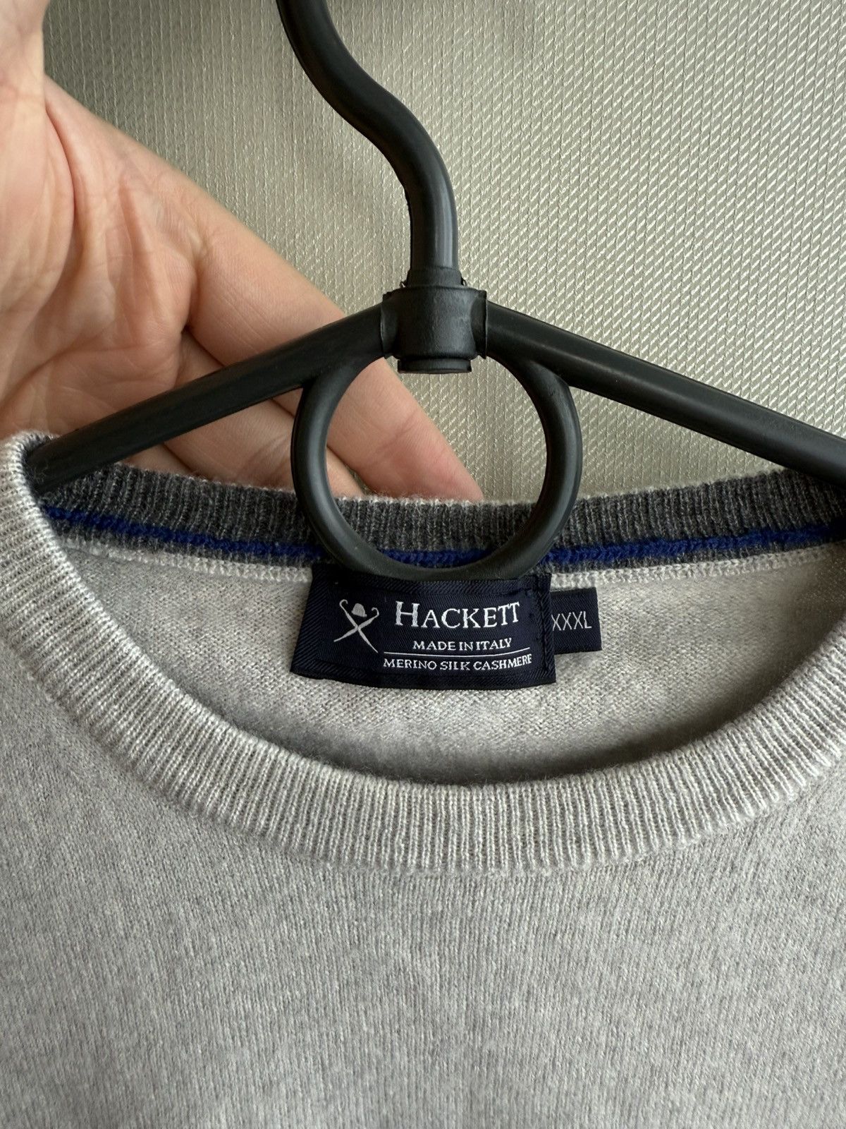 Hackett Hackett London Wool Cashmere Sweater like Burberry Size US XL / EU 56 / 4 - 2 Thumbnail