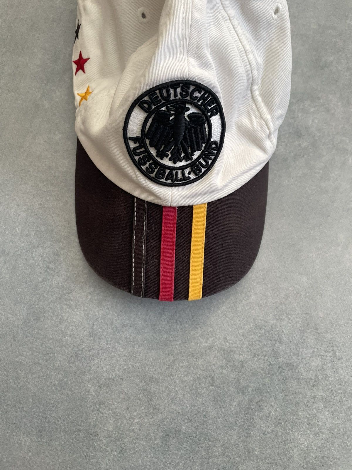 Adidas Vintage Germany 1998 Adidas Soccer Football Cap 90s Size ONE SIZE - 9 Thumbnail