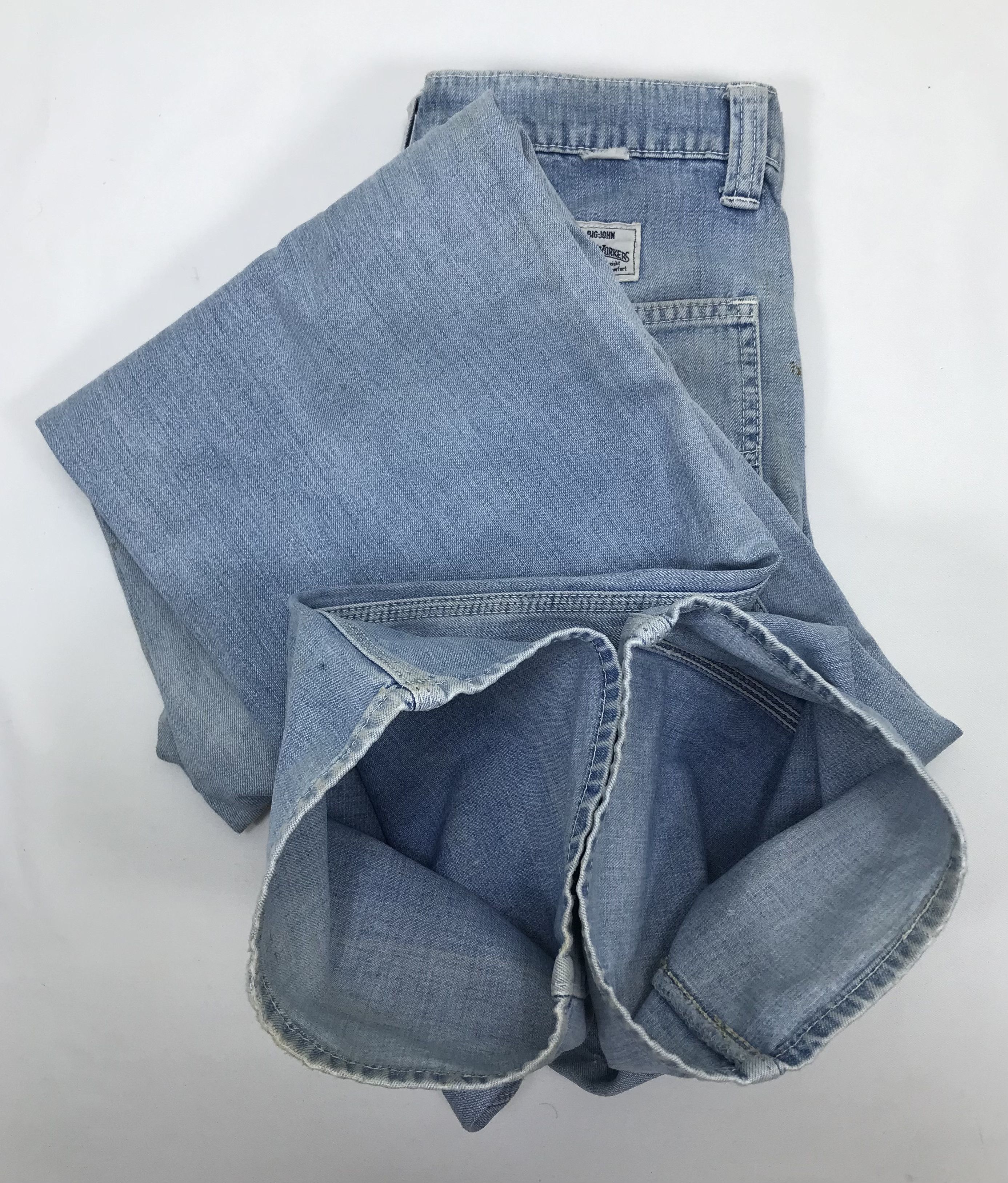 Big John Vintage Big John Light Wash Carpenter Jeans Size US 29 - 15 Thumbnail