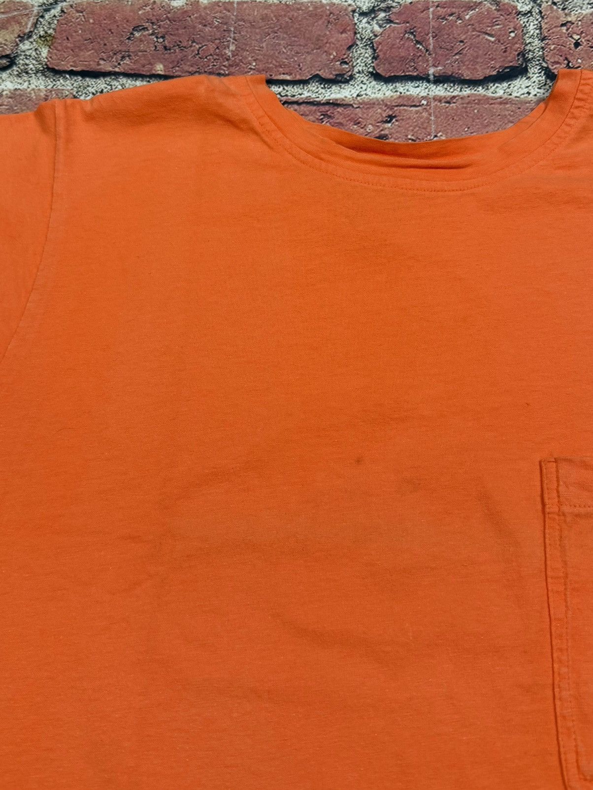Other Vintage Forenza Orange Blank T Shirt Single Stitch Surf Boxy Size XL / US 12-14 / IT 48-50 - 7 Thumbnail