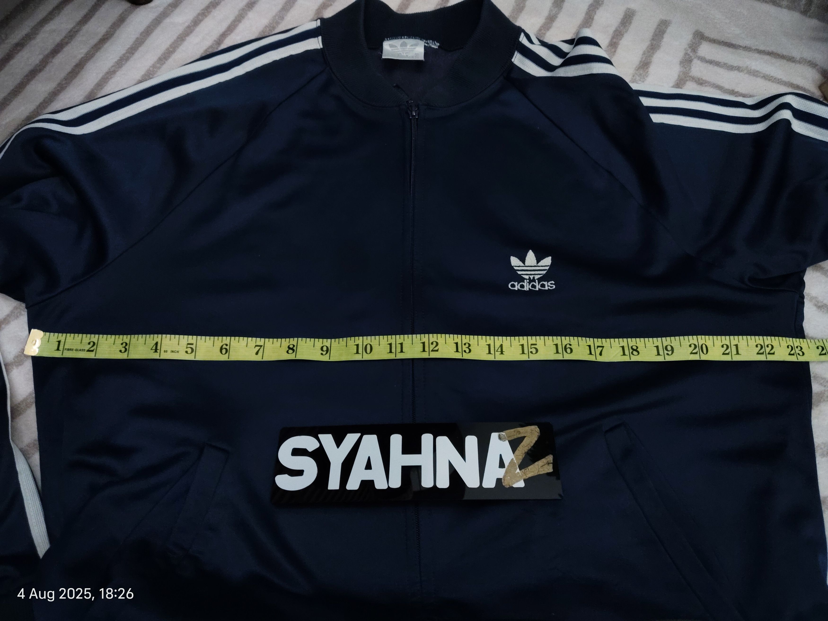 Adidas Vintage 80s adidas striped track jacket ATP Keyrolan Size US L / EU 52-54 / 3 - 7 Thumbnail