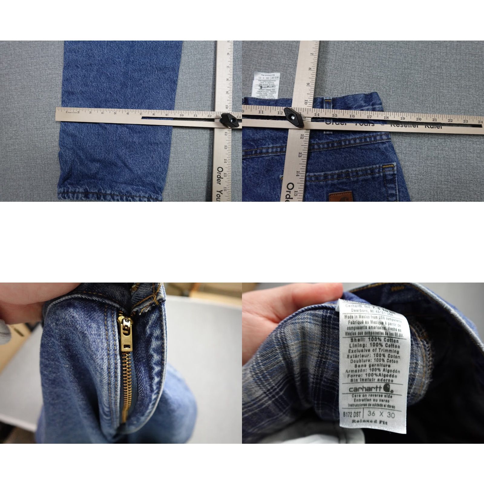 Carhartt VINTAGE Carhartt Jeans Men 36x30 Blue Size US 36 / EU 52 - 8 Thumbnail