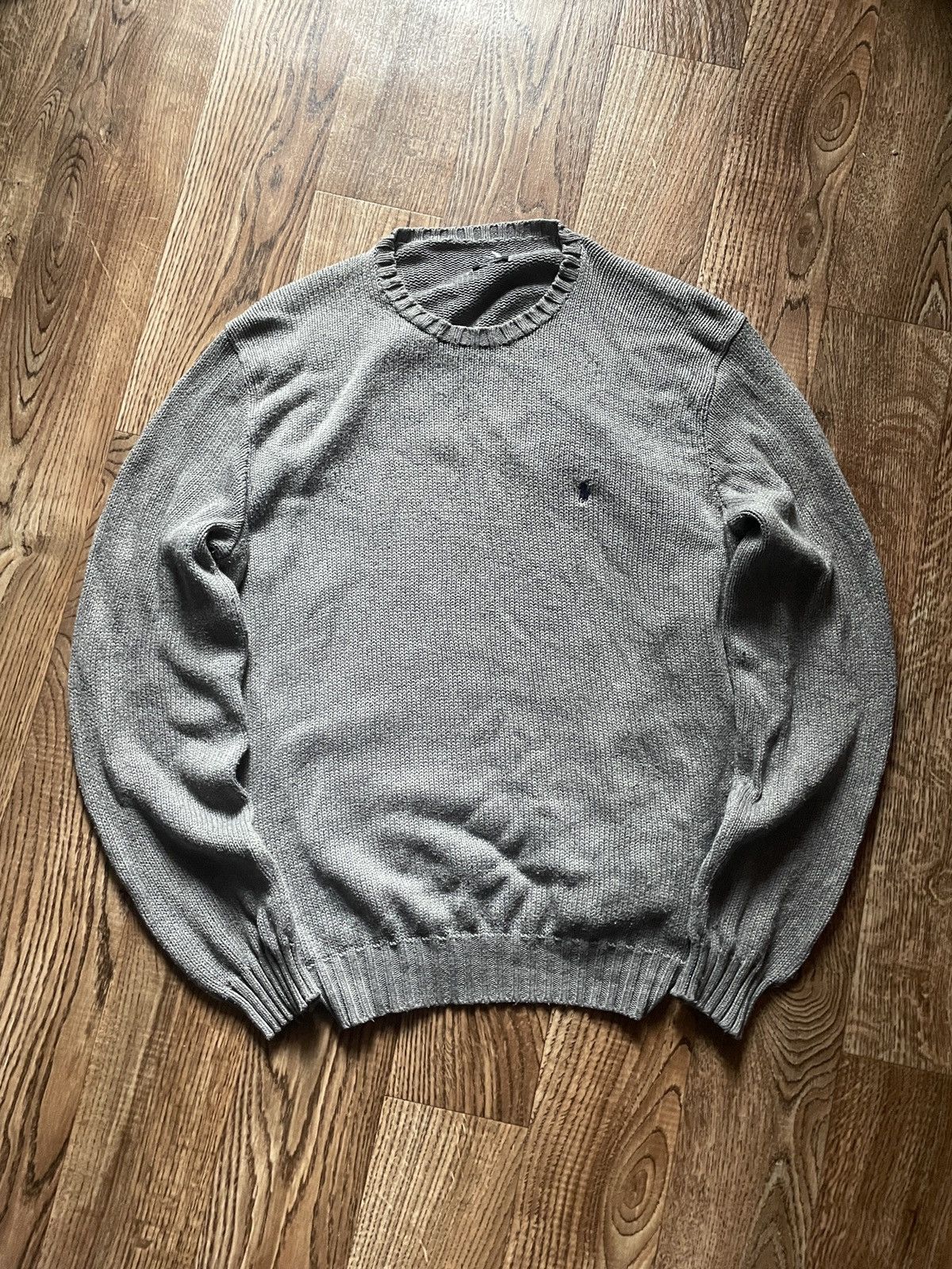 Polo Ralph Lauren 🎠Men’s Vintage 90s Knit Sweater Polo Ralph Lauren Pony Tee🎠 Size US XL / EU 56 / 4 - 1 Thumbnail