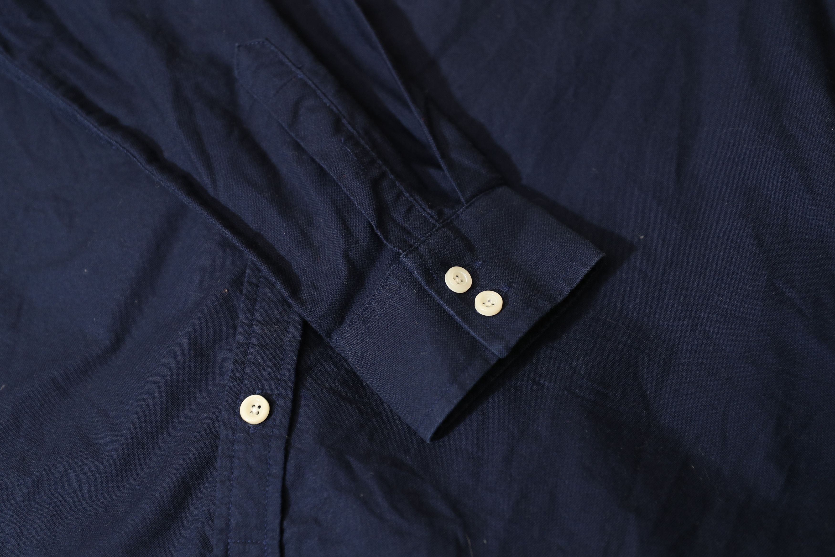 Jiberish Jiberish Navy Blue Gray Colorblock Button Shirt (XXL) Size US XXL / EU 58 / 5 - 7 Thumbnail