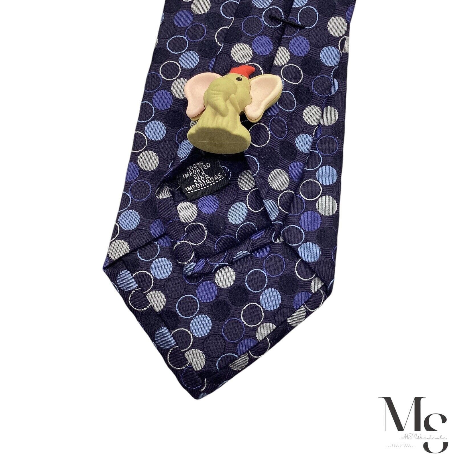 Michael Kors MICHAEL KORS Blue Geometric Luxury Designer Silk Tie Made In Size ONE SIZE - 5 Thumbnail