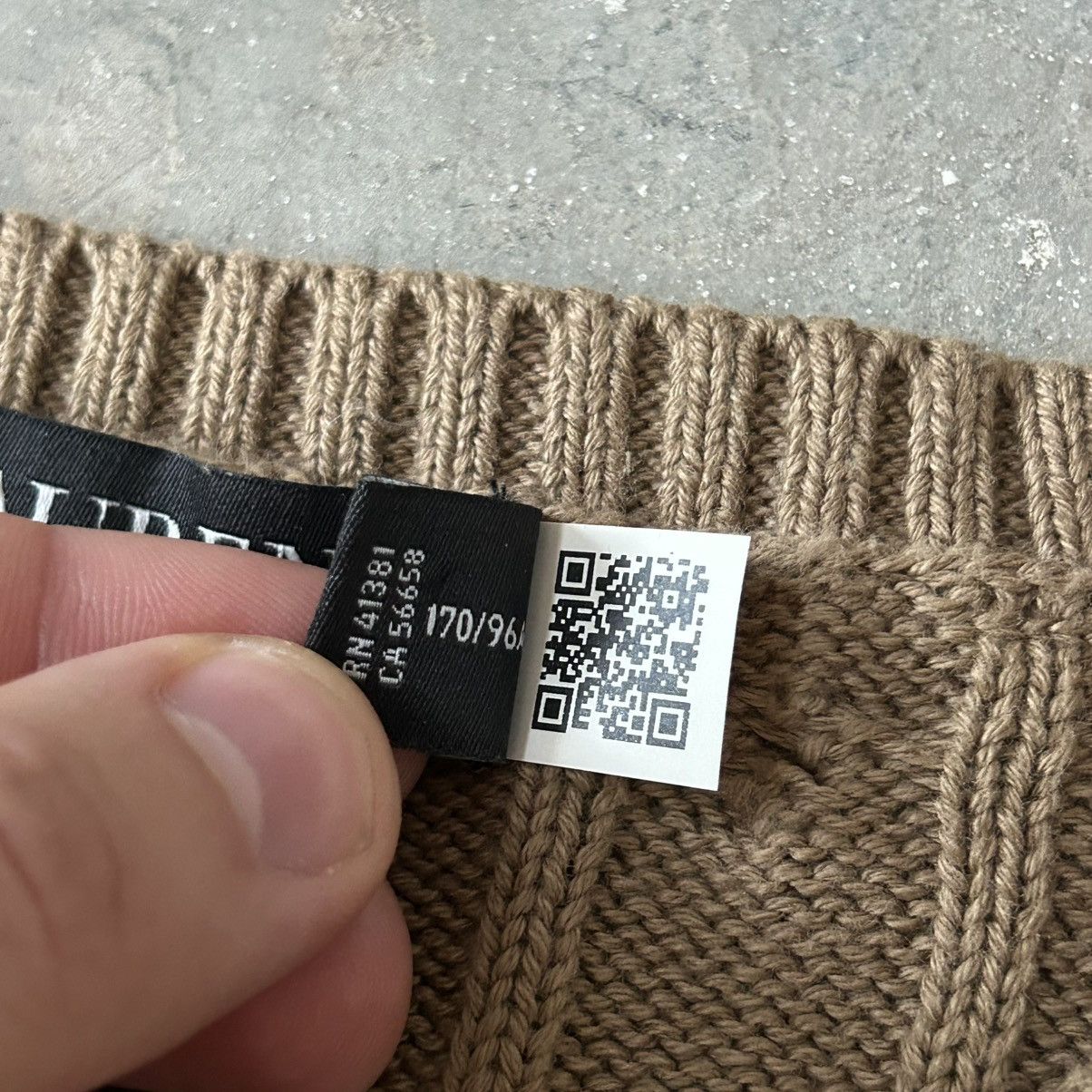 Polo Ralph Lauren Polo Ralph Lauren Woman’s Cable Knit Sweater Black Label Size L / US 10 / IT 46 - 7 Thumbnail