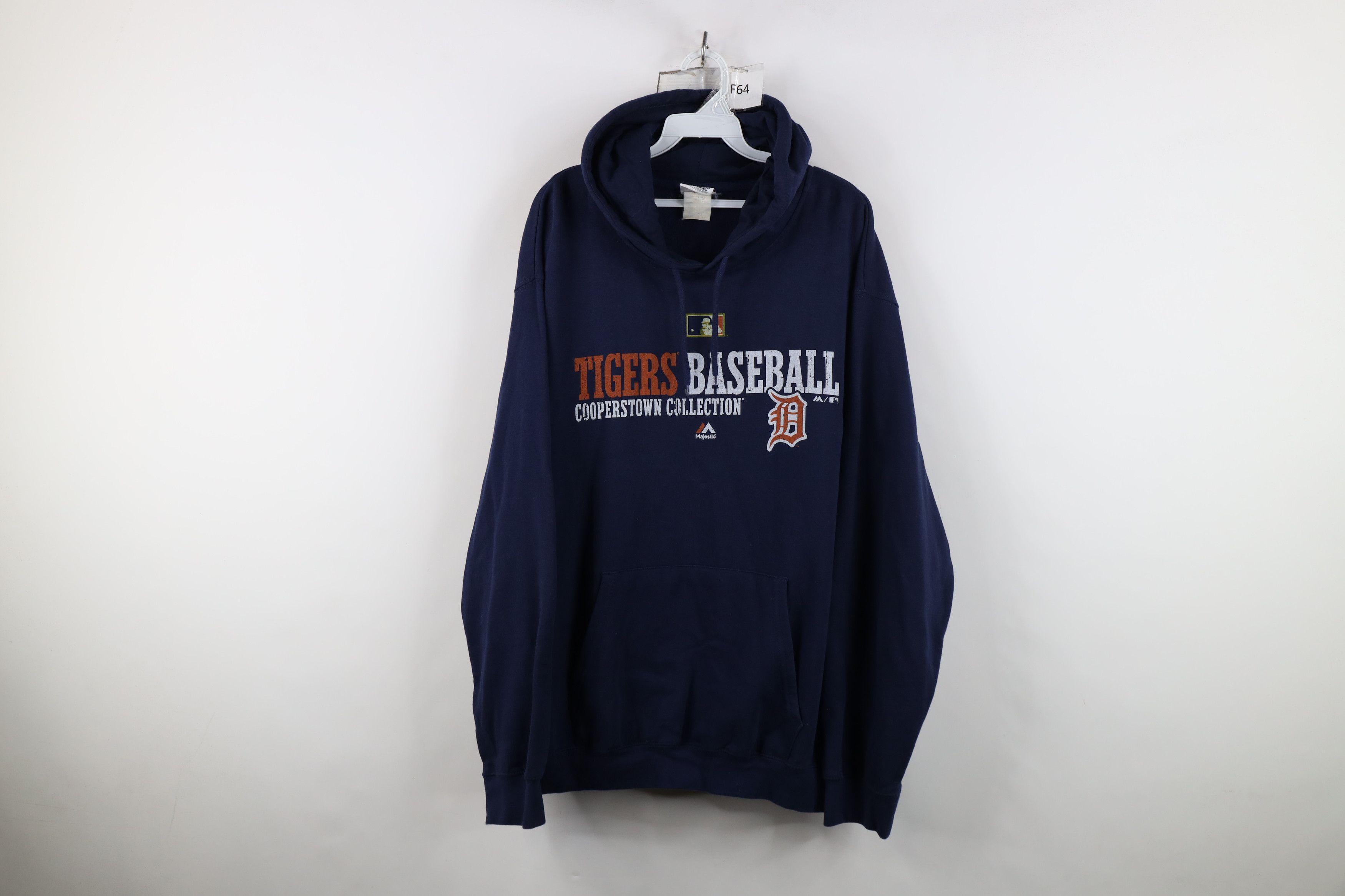 Majestic Vintage Majestic Detroit Tigers Baseball Hoodie Sweatshirt Size US XL / EU 56 / 4 - 1 Thumbnail