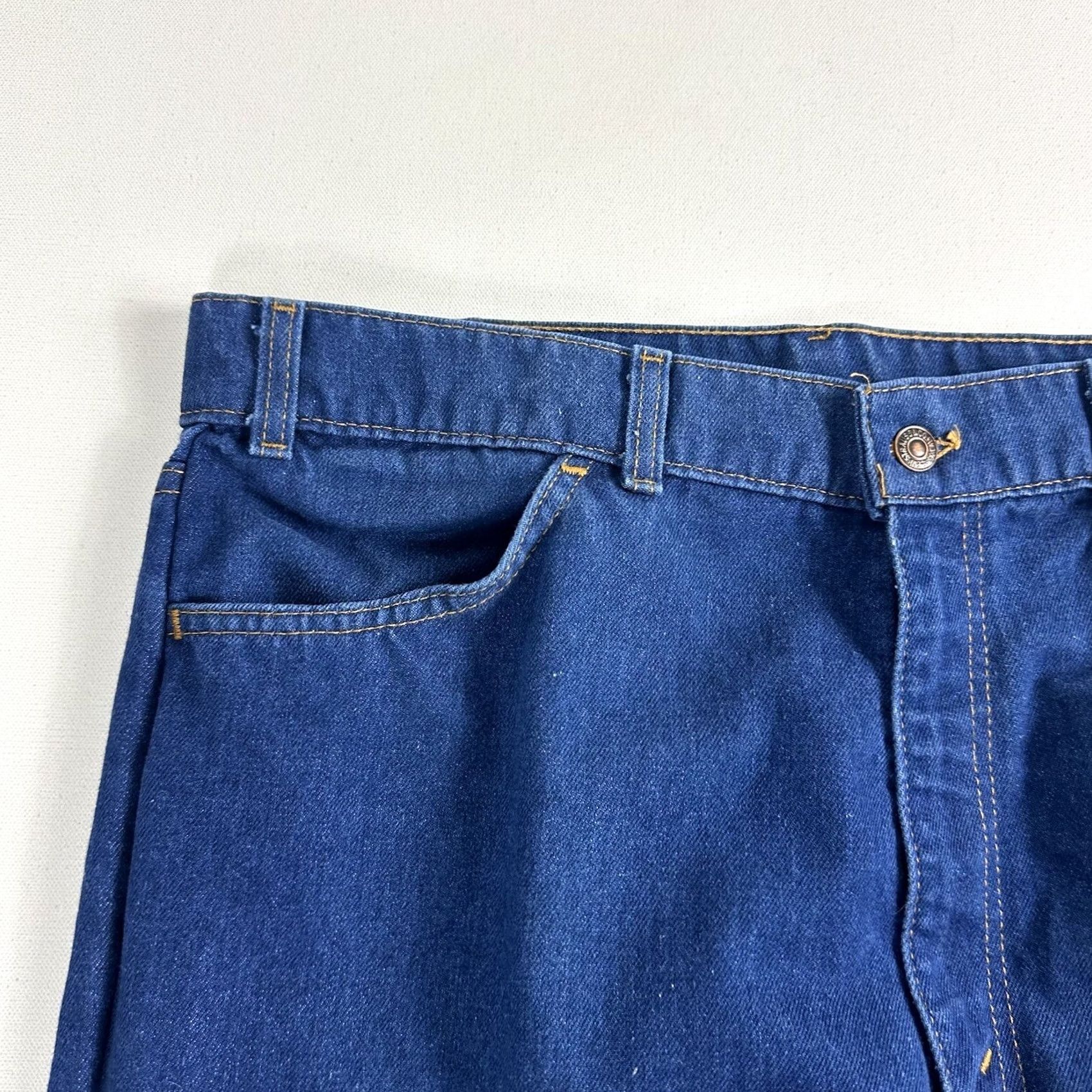Levi's VINTAGE Levi’s Jean Mens Size 36x31 Blue Orange Tab 80s 1984 Skosh More Room Size US 36 / EU 52 - 7 Thumbnail