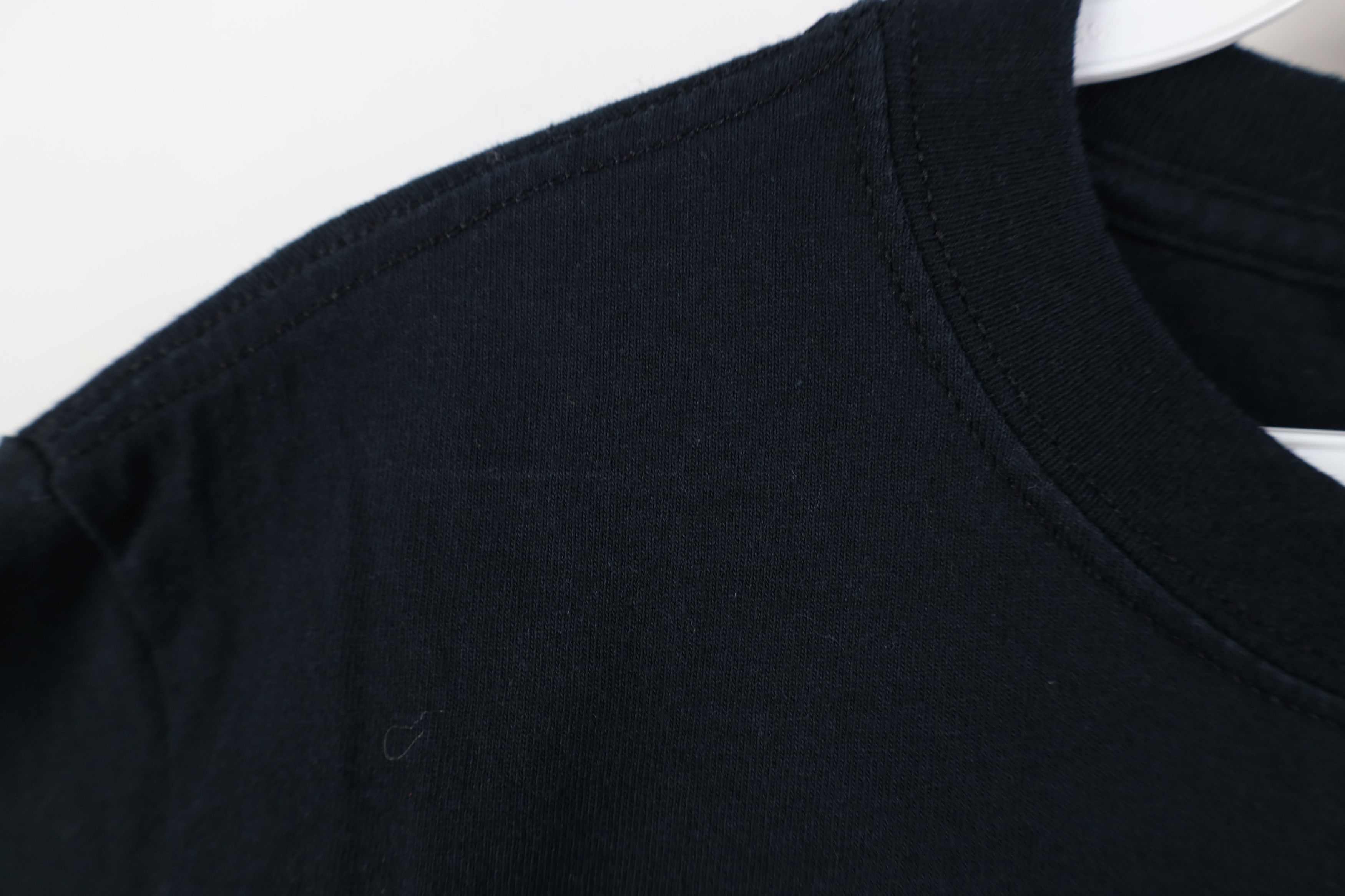 Vintage Vintage 90s Y2K Streetwear Faded Blank Cotton T-Shirt Black Size US S / EU 44-46 / 1 - 6 Thumbnail